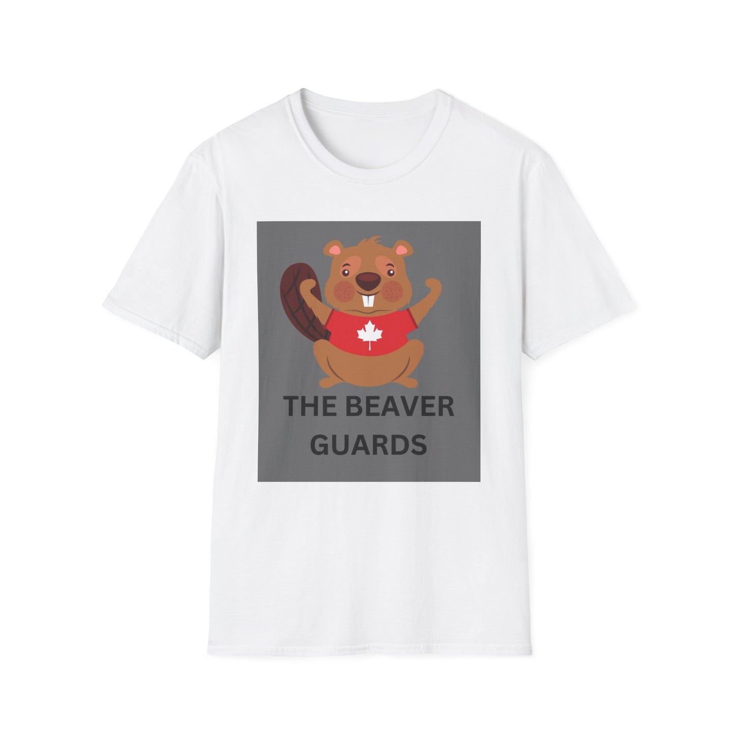 Funny Beaver Guards Unisex T-Shirt - Cute Canadian Animal Design