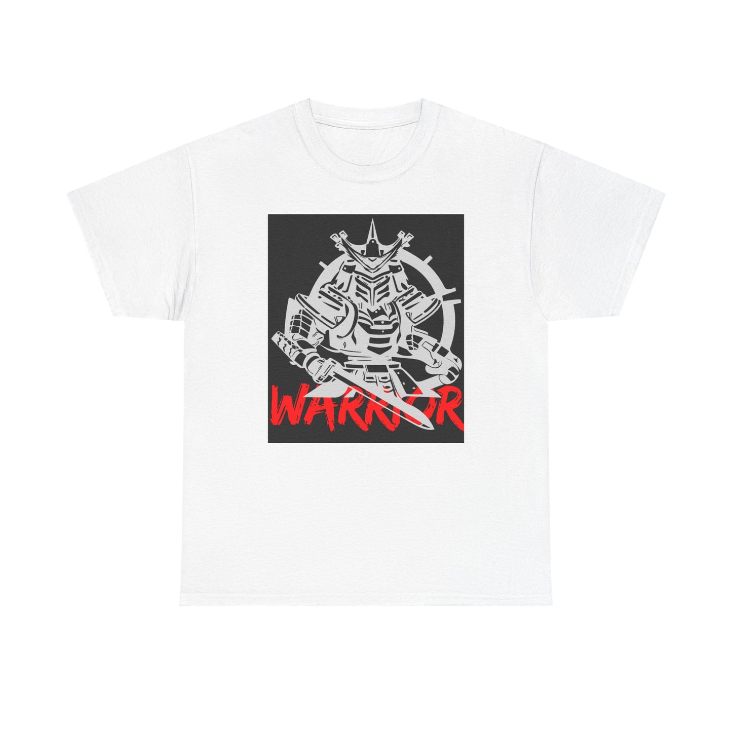 Warrior Graphic Unisex Heavy Cotton Tee - Bold Style for Strength and Resilience