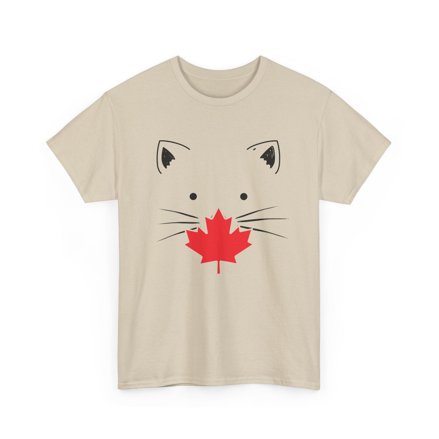 Cute Canadian Cat Unisex Heavy Cotton Tee