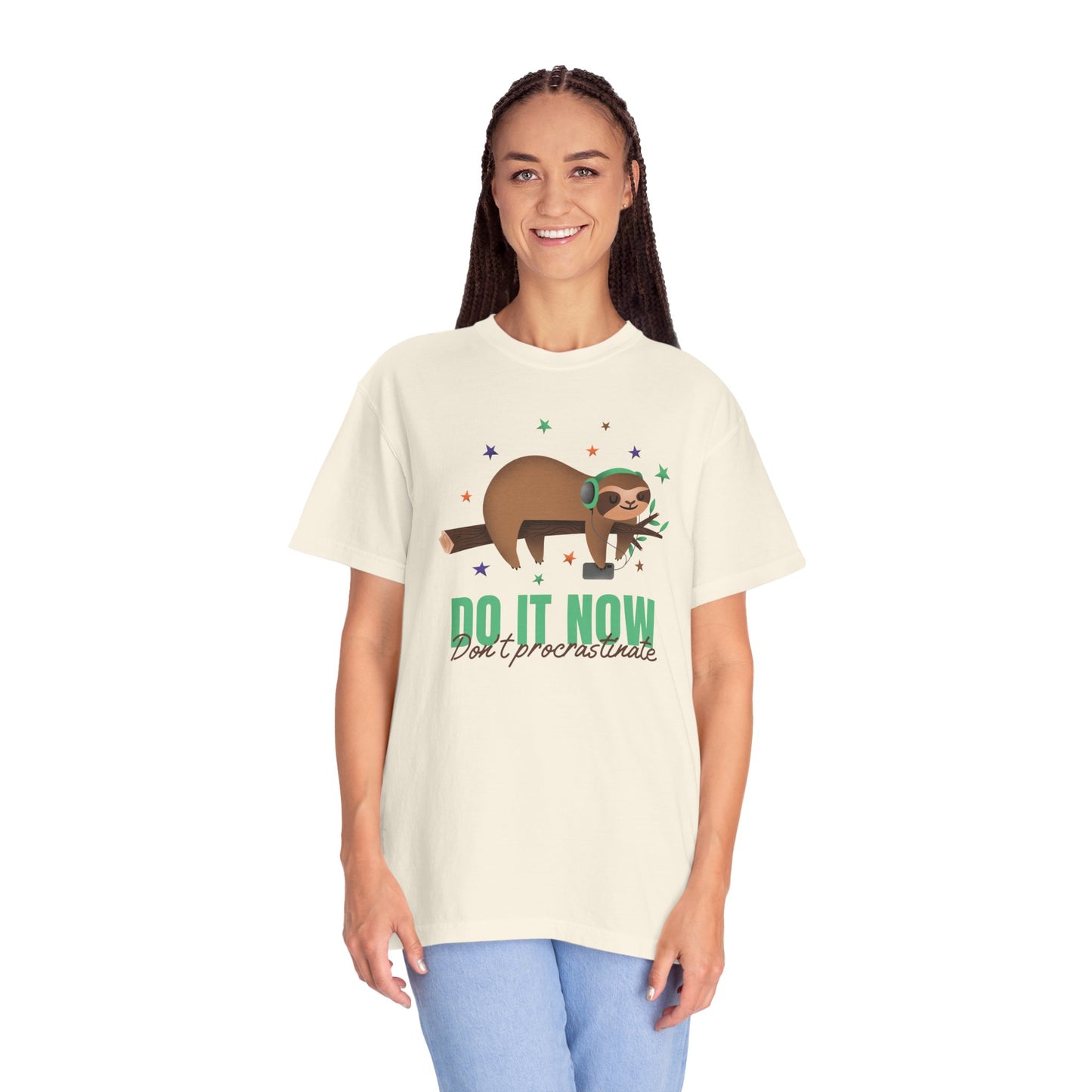 ‘Do it Now’ Unisex Garment-Dyed T-shirt