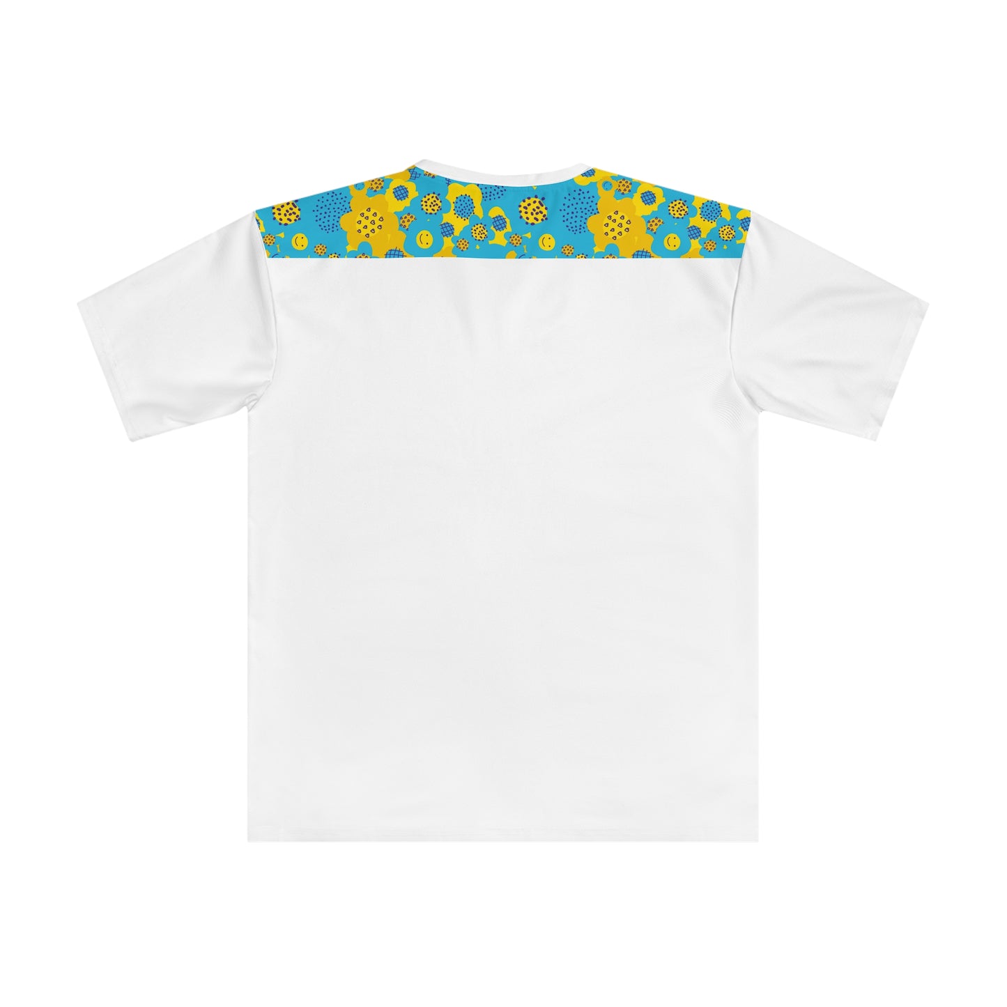 ‘Blue/Yellow Pattern Accent’ Men's Loose T-shirt (AOP)
