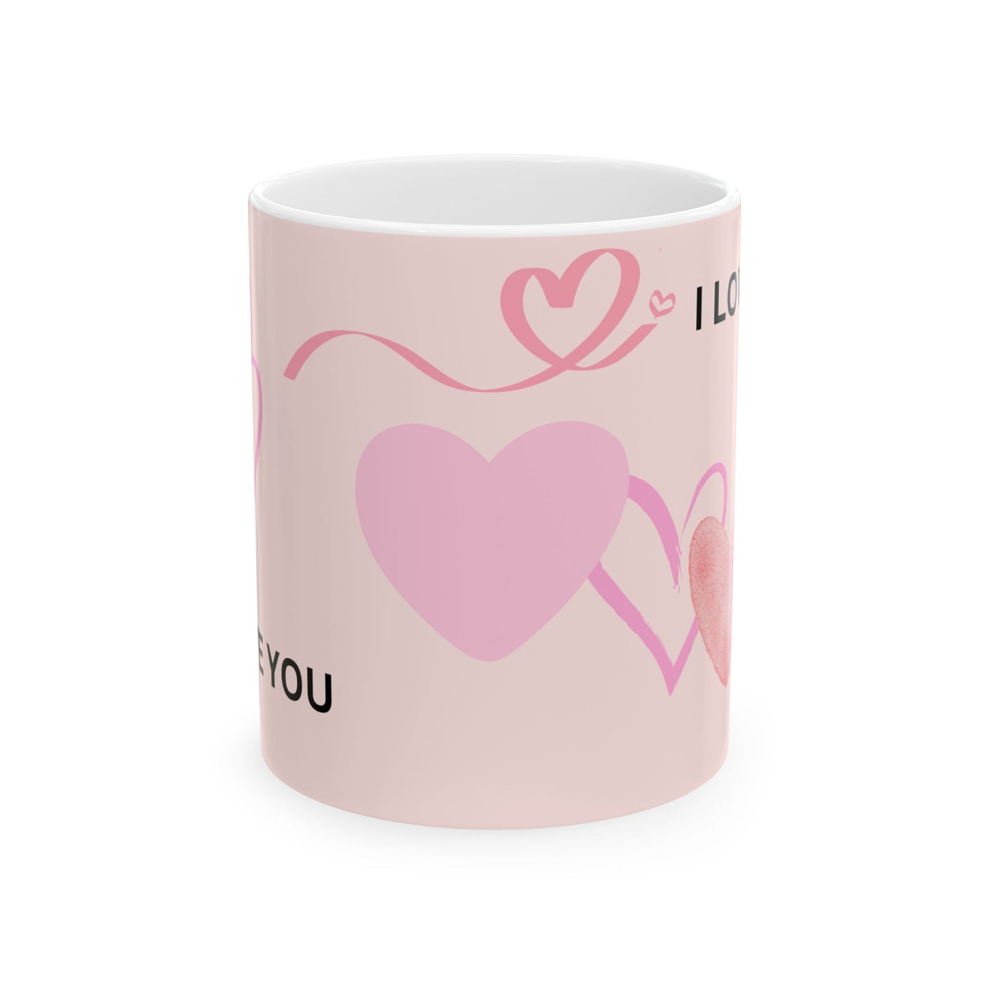 ‘I Love You’ Ceramic Mug, (11oz, 15oz)