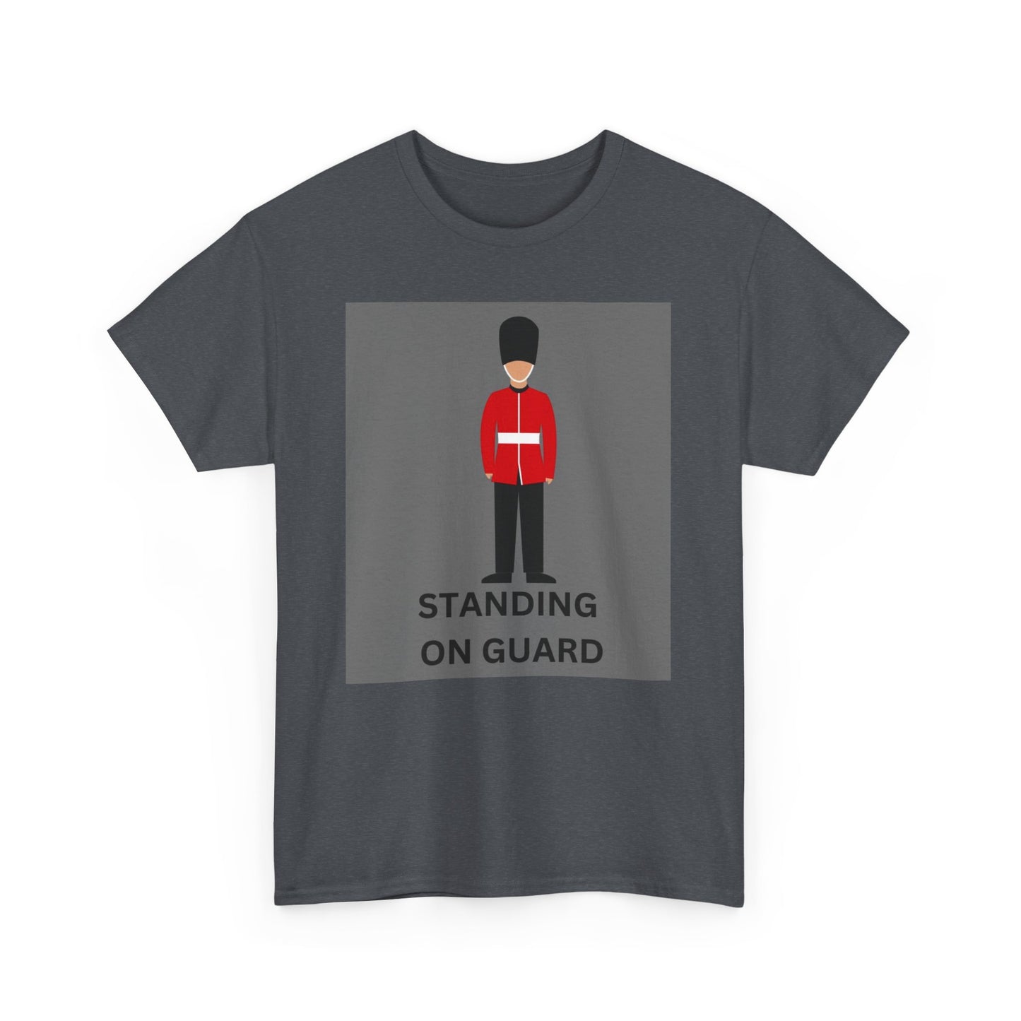 Standing On Guard Graphic Unisex Heavy Cotton Tee