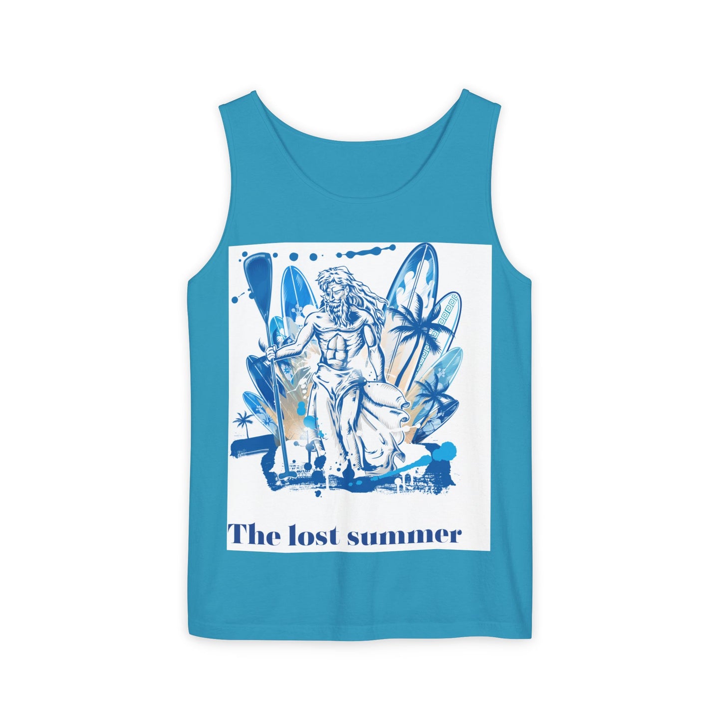 Lost Summer Unisex Tank Top, Beach Wear, Summer Vibes, Casual Top, Vacation Apparel, Gift for Friends