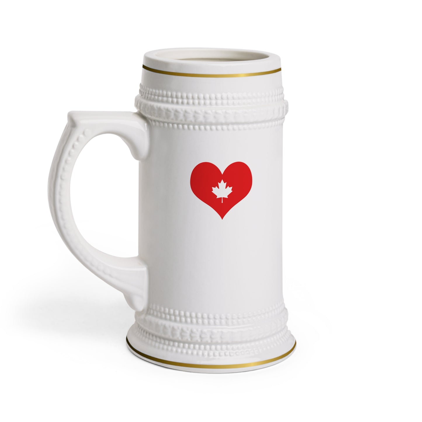 Love Canada Stein Mug - Heart Design