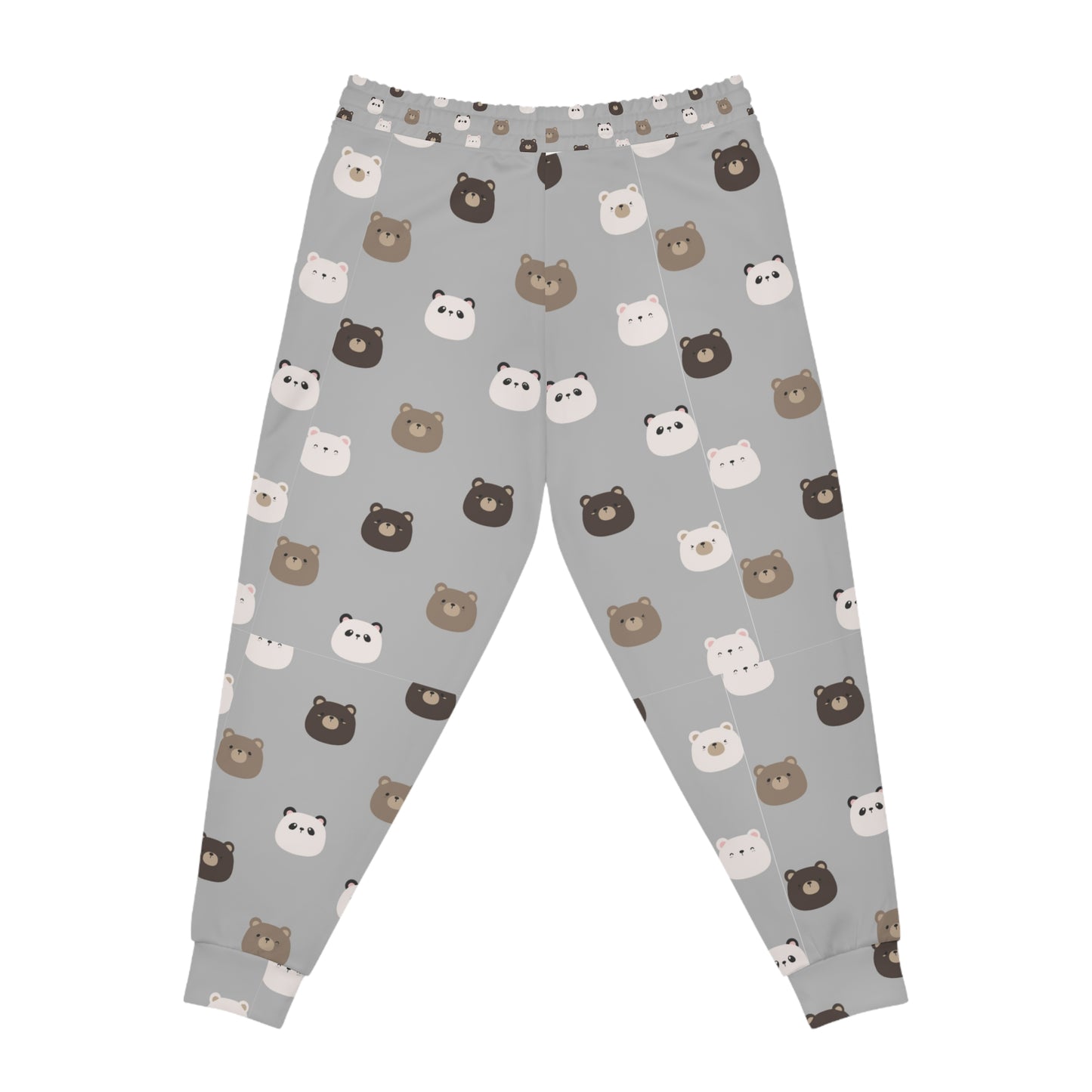 Cute Bear Print Athletic Joggers for Comfort and Style