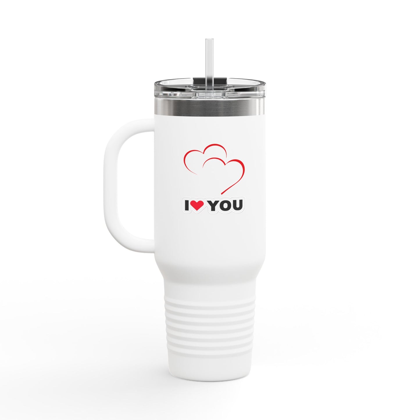 ‘I Love You’ Insulated Travel Mug, 40oz