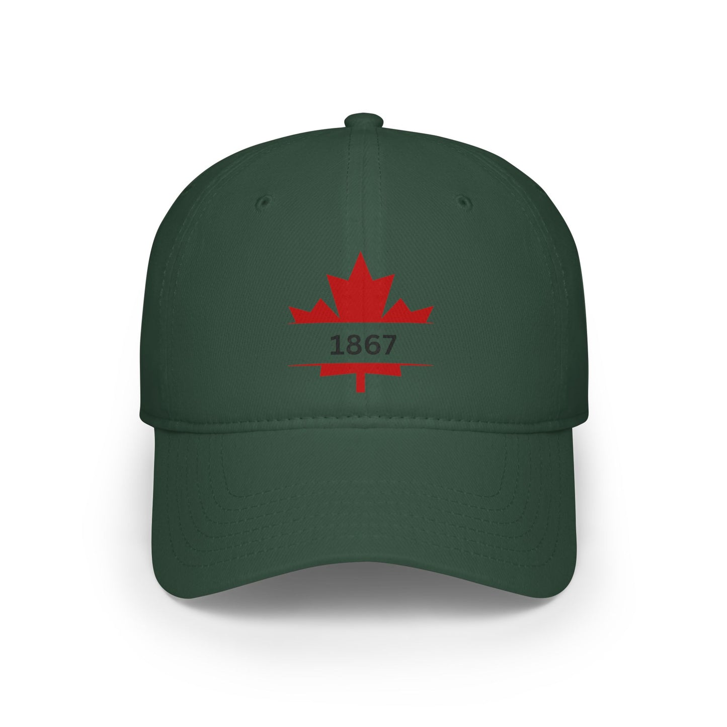 Canada 1867 Low Profile Baseball Cap - Casual Style for Outdoor Adventures