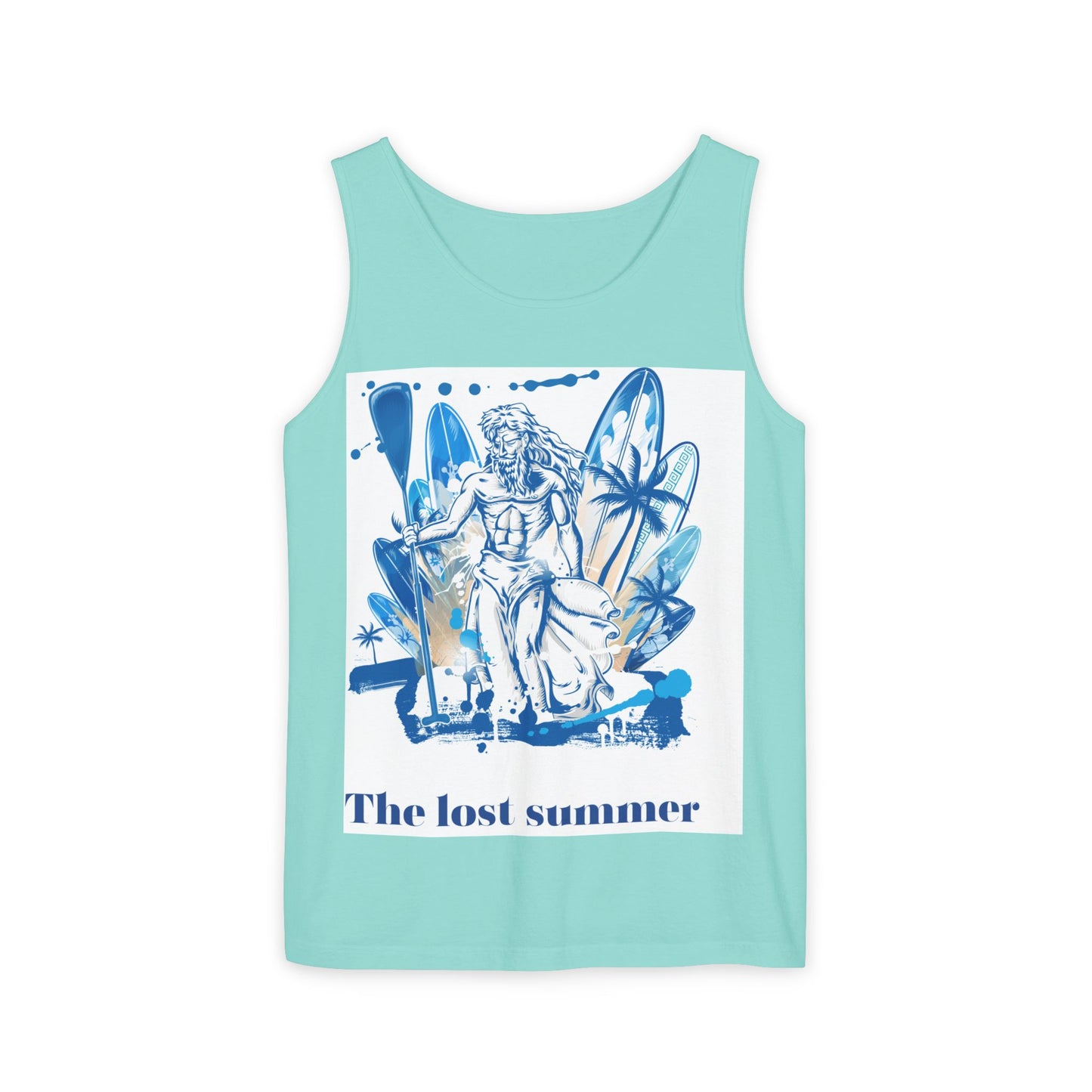 Lost Summer Unisex Tank Top, Beach Wear, Summer Vibes, Casual Top, Vacation Apparel, Gift for Friends