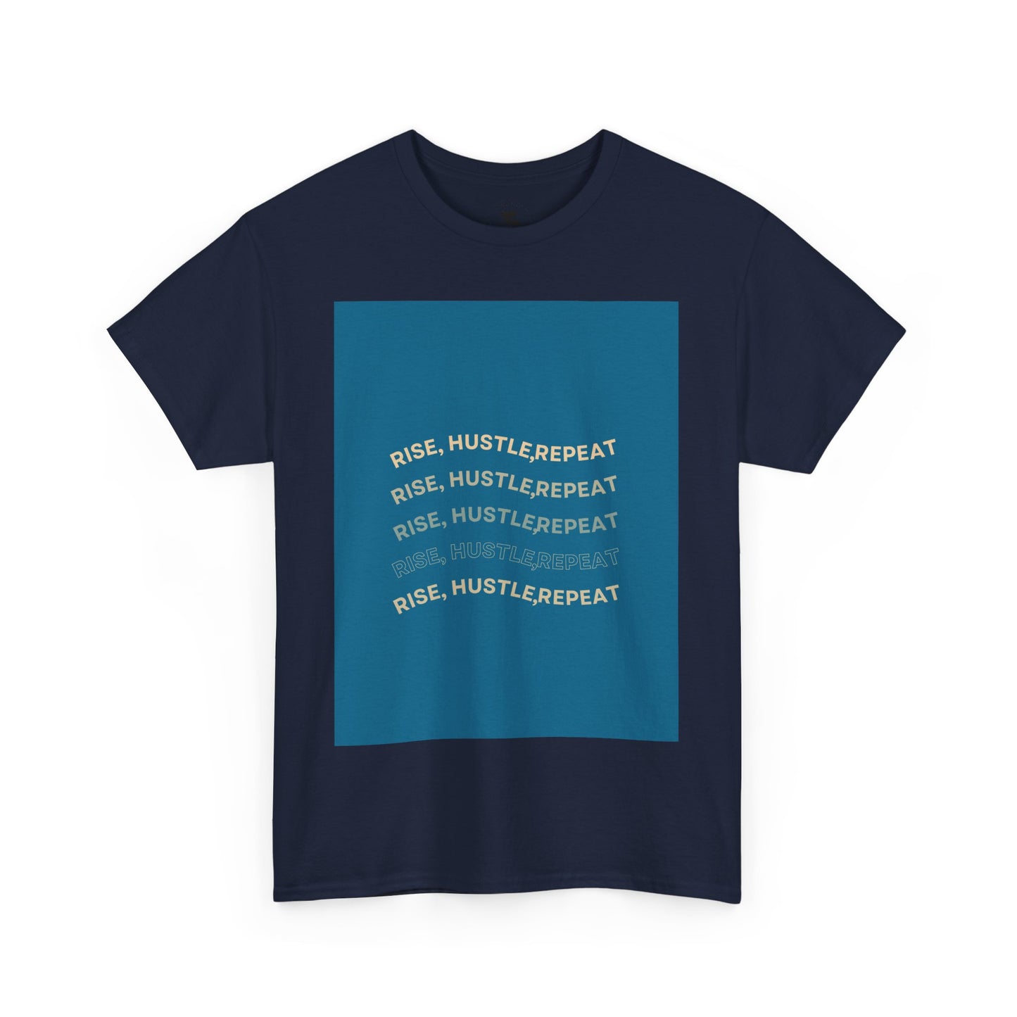 Rise,Hustle, Repeat’ Unisex Heavy Cotton Tee