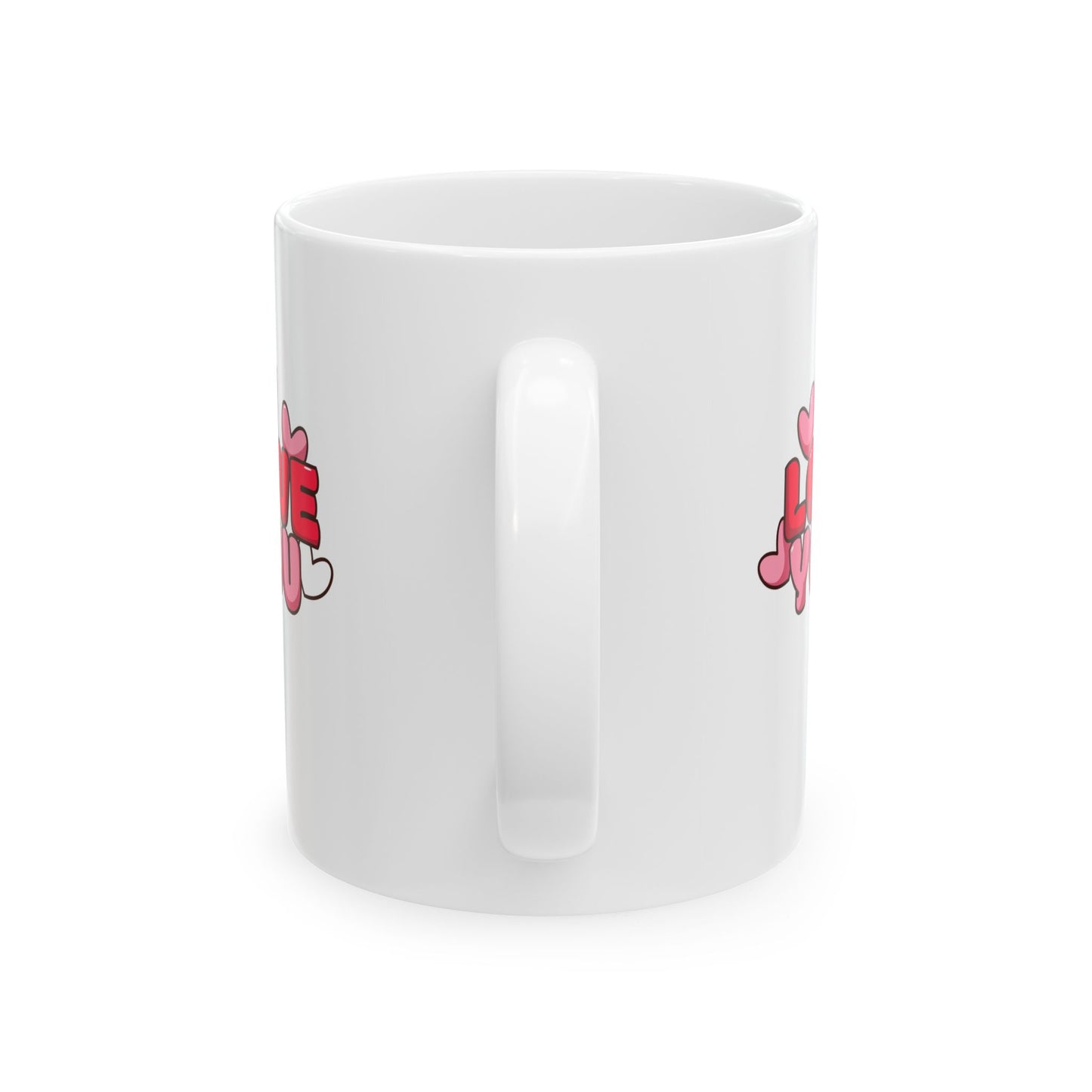 ‘I Love You’ Ceramic Mug, (11oz, 15oz)