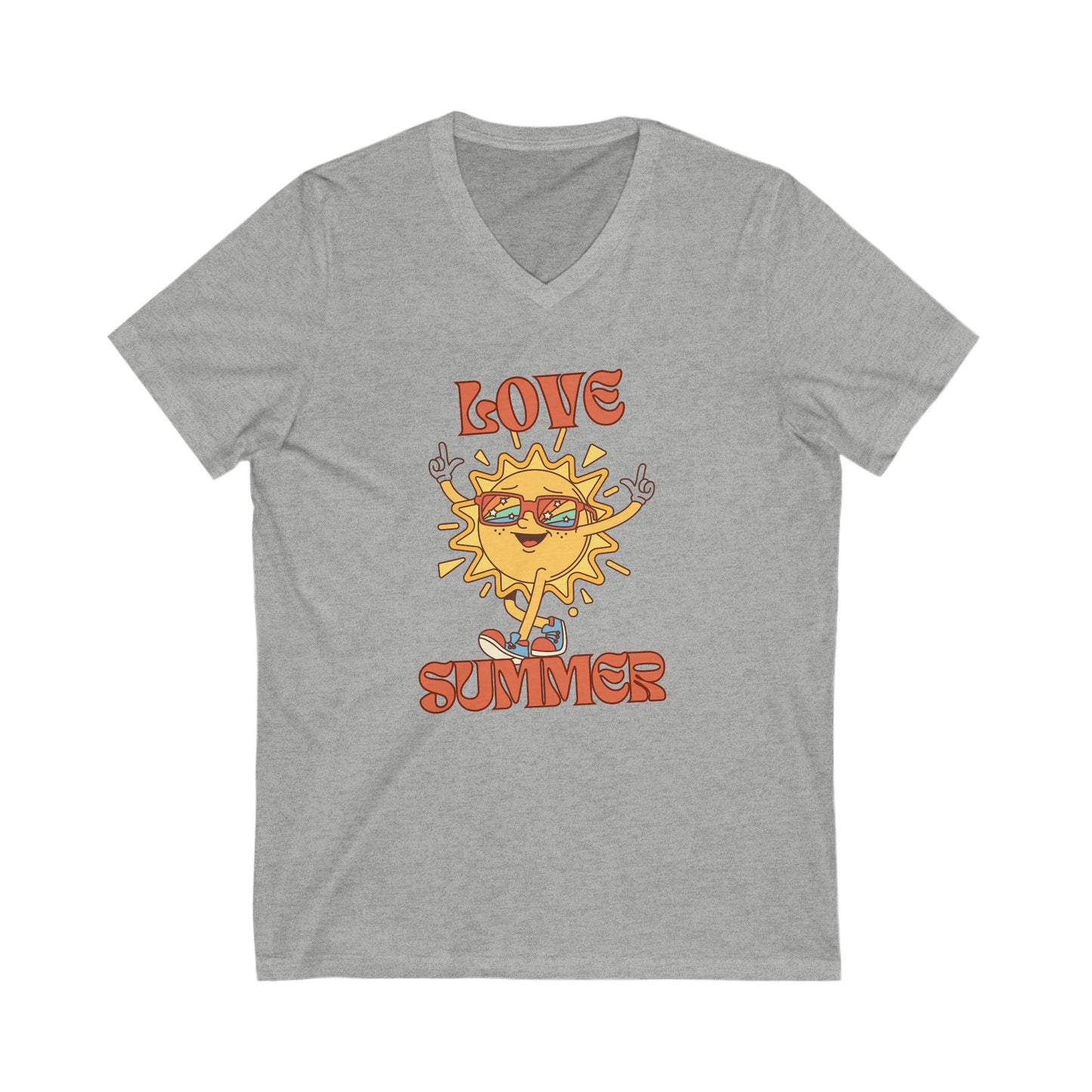 Summer Vibe Graphic Tee - Love Summer Shirt, Cute Summer Top, Unisex Casual Wear, Beachwear, Gift for Sun Lovers