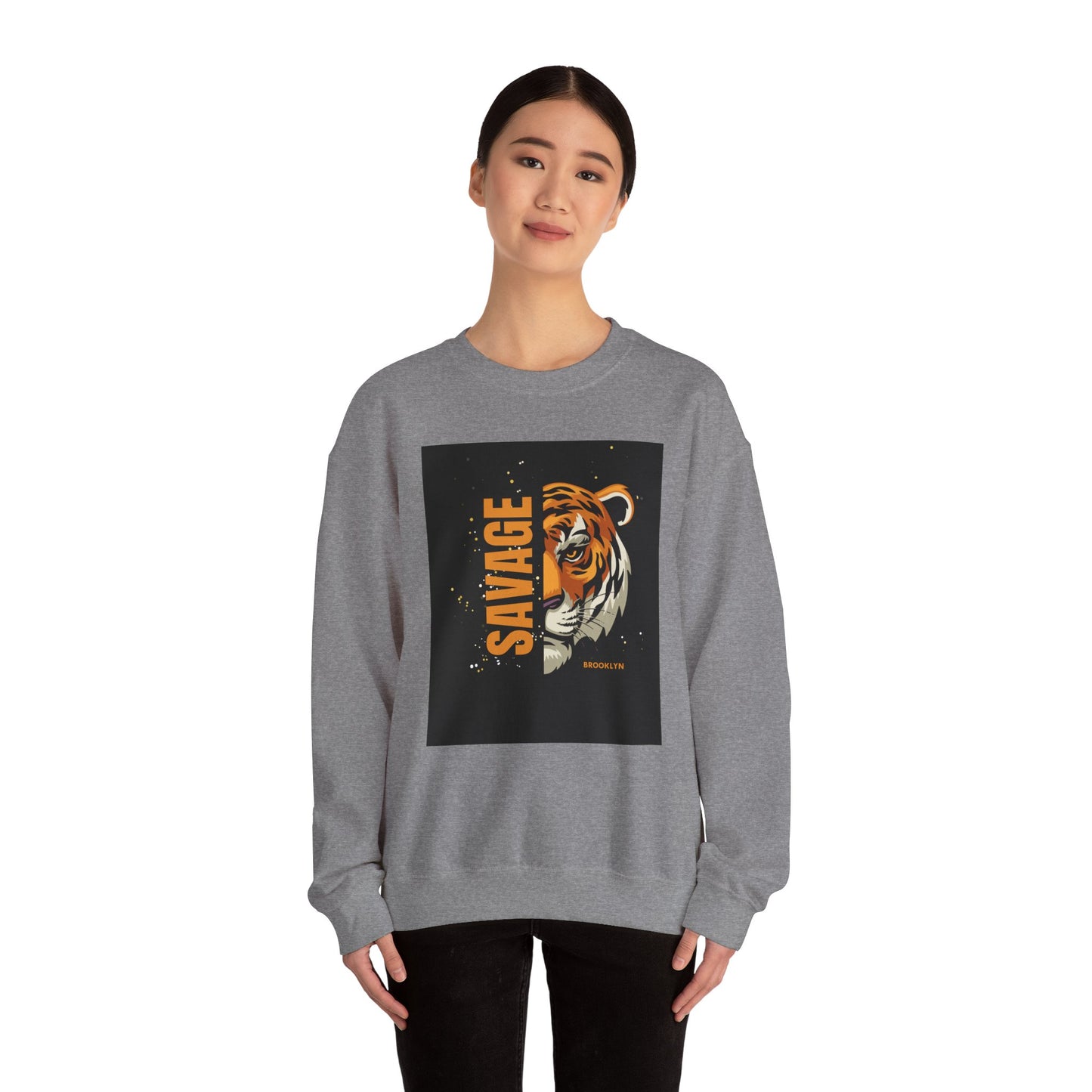 ‘Savage’ Unisex Heavy Blend™ Crewneck Sweatshirt
