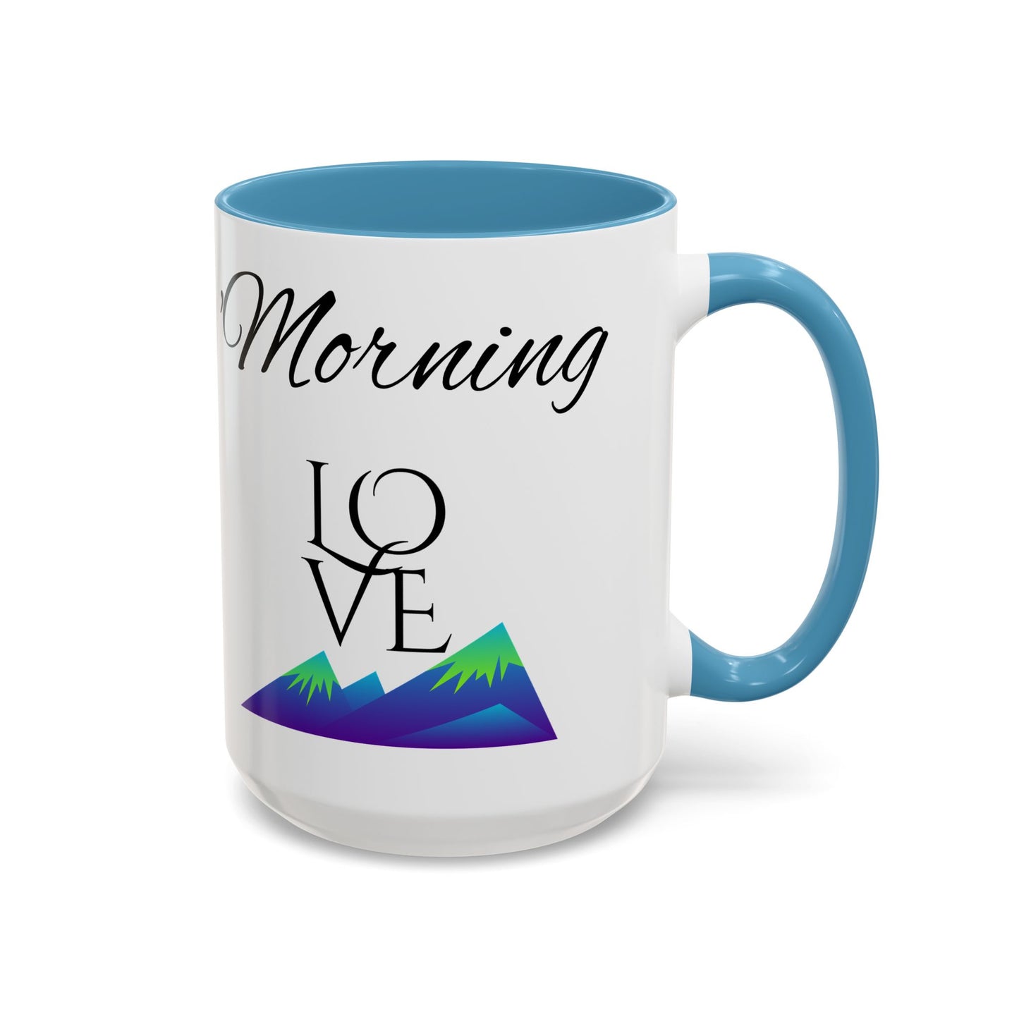 ‘MORNING LOVE’ Accent Coffee Mug (11, 15oz)