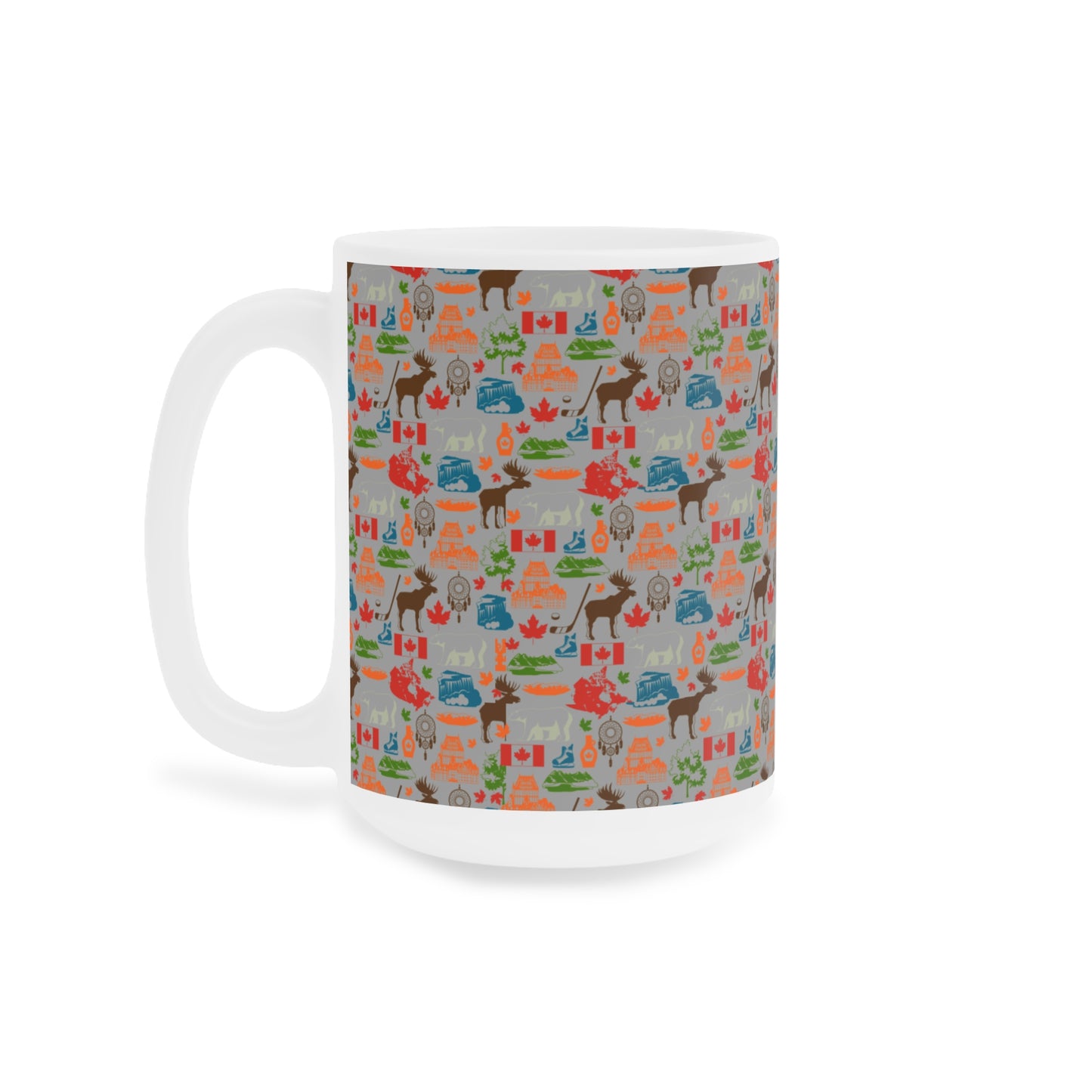 Adventure-Themed Ceramic Mugs - Perfect for Nature Lovers and Campers