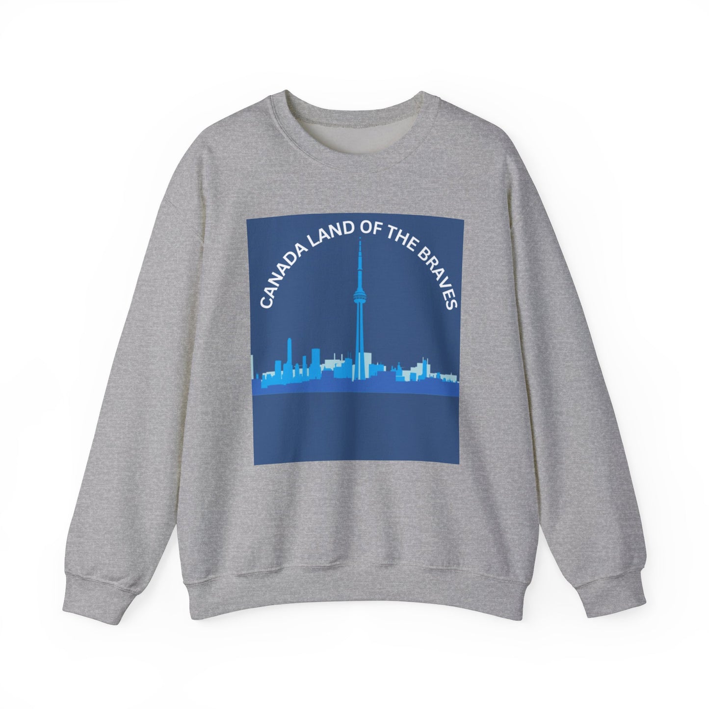 Canada Land of the Braves Crewneck Sweatshirt - Unisex Heavy Blend™