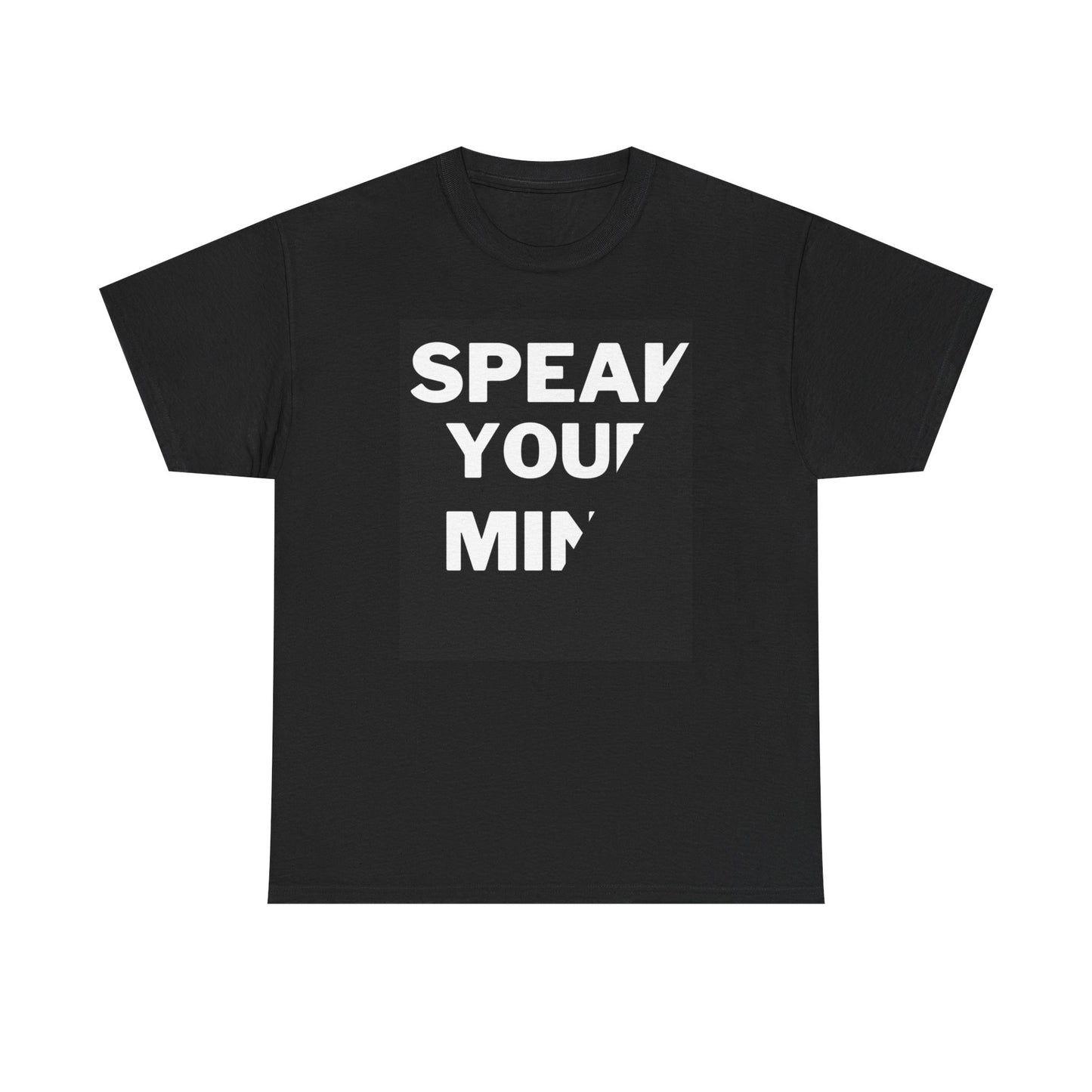 Inspirational Unisex Heavy Cotton Tee - Speak Your Mind