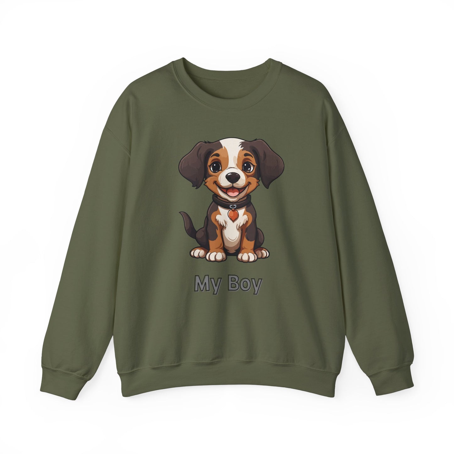 ‘My Boy’ Personaliaed Unisex Heavy Blend™ Crewneck Sweatshirt. Replace My Boy with your dog’s name