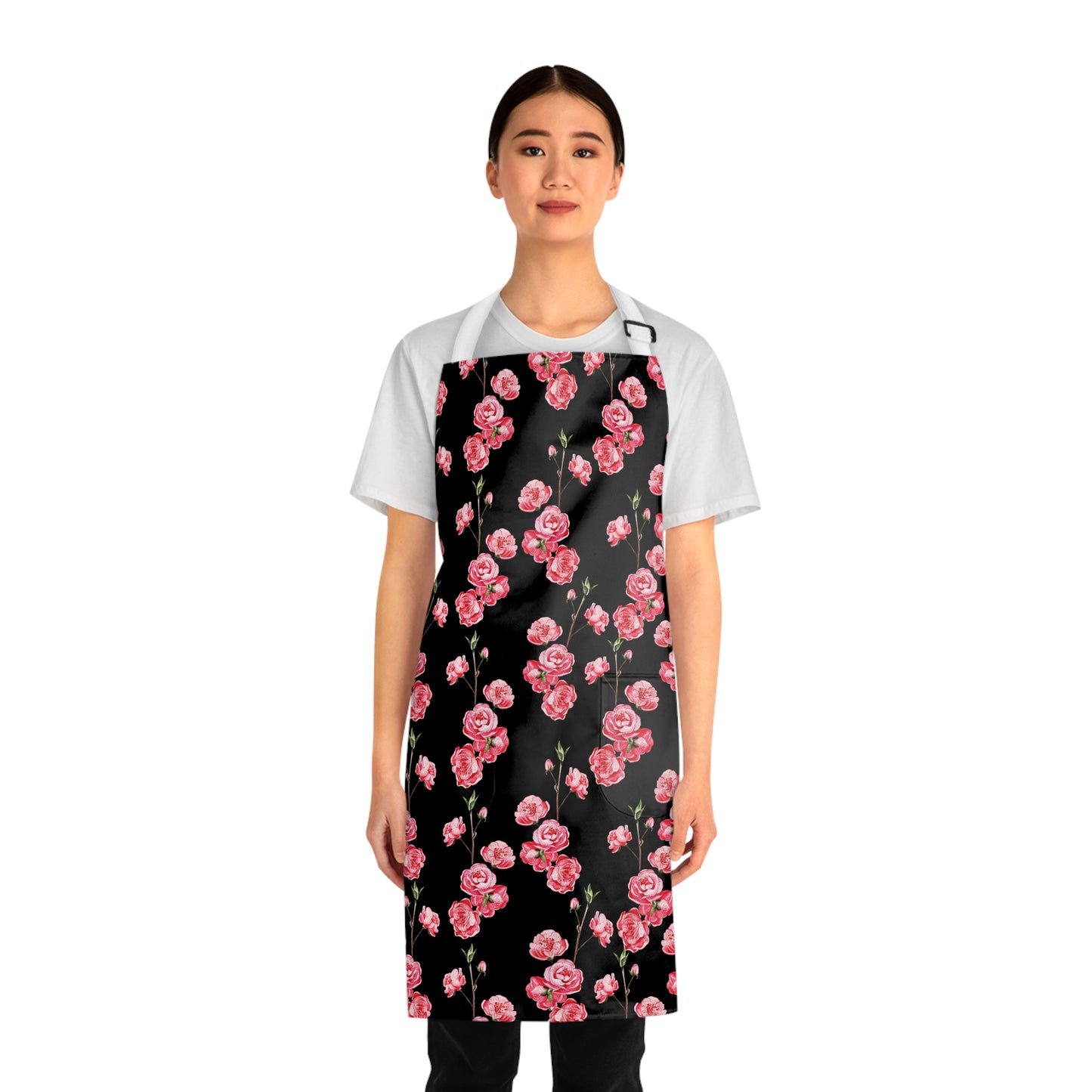 Floral Chef Apron - Stylish Kitchen Wear for Cooking Enthusiasts