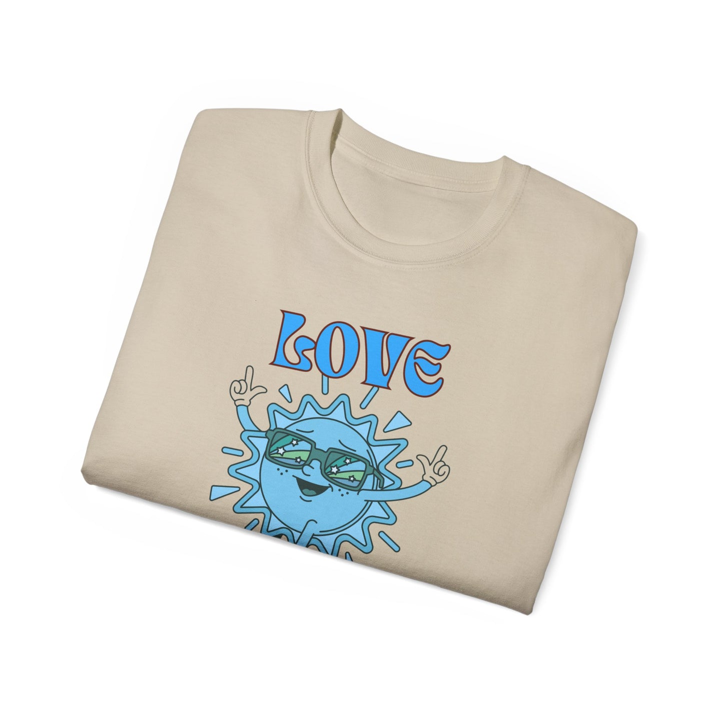 Sunny Vibes Unisex Tee - Love Sunnier Graphic T-Shirt, Summer Fashion, Beachwear, Gift for Him or Her, Casual Style