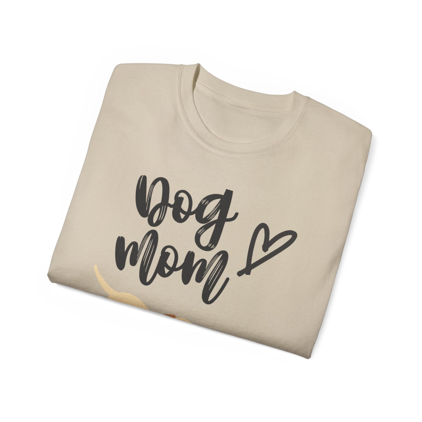 Dog Mom Unisex Ultra Cotton Tee, Pet Lover Gift, Dog Lover Shirt, Casual Summer Top, Cute Animal Tee, Birthday Gift