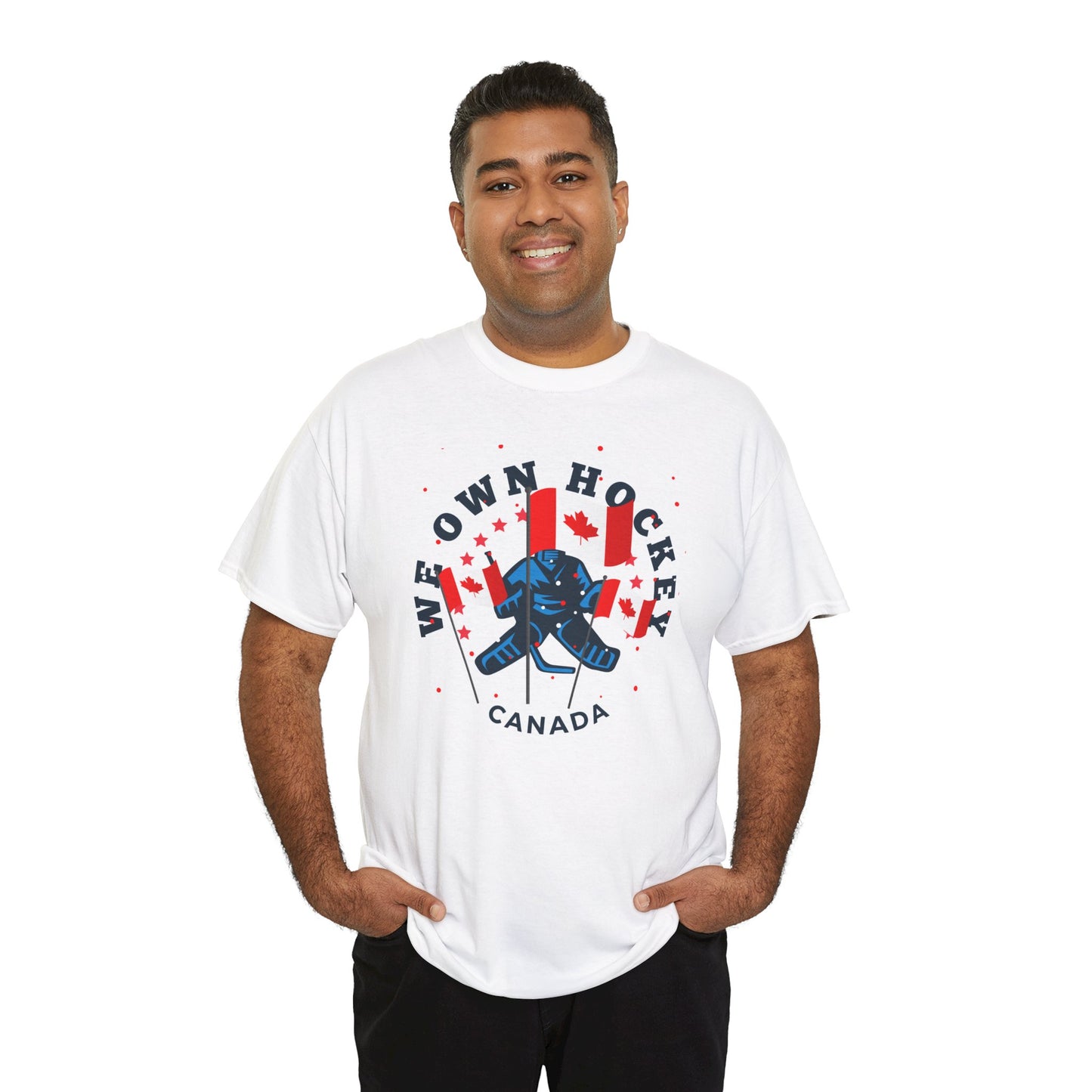 We Own Hockey Canada Unisex Heavy Cotton Tee – Perfect for Ice Hockey Fans
