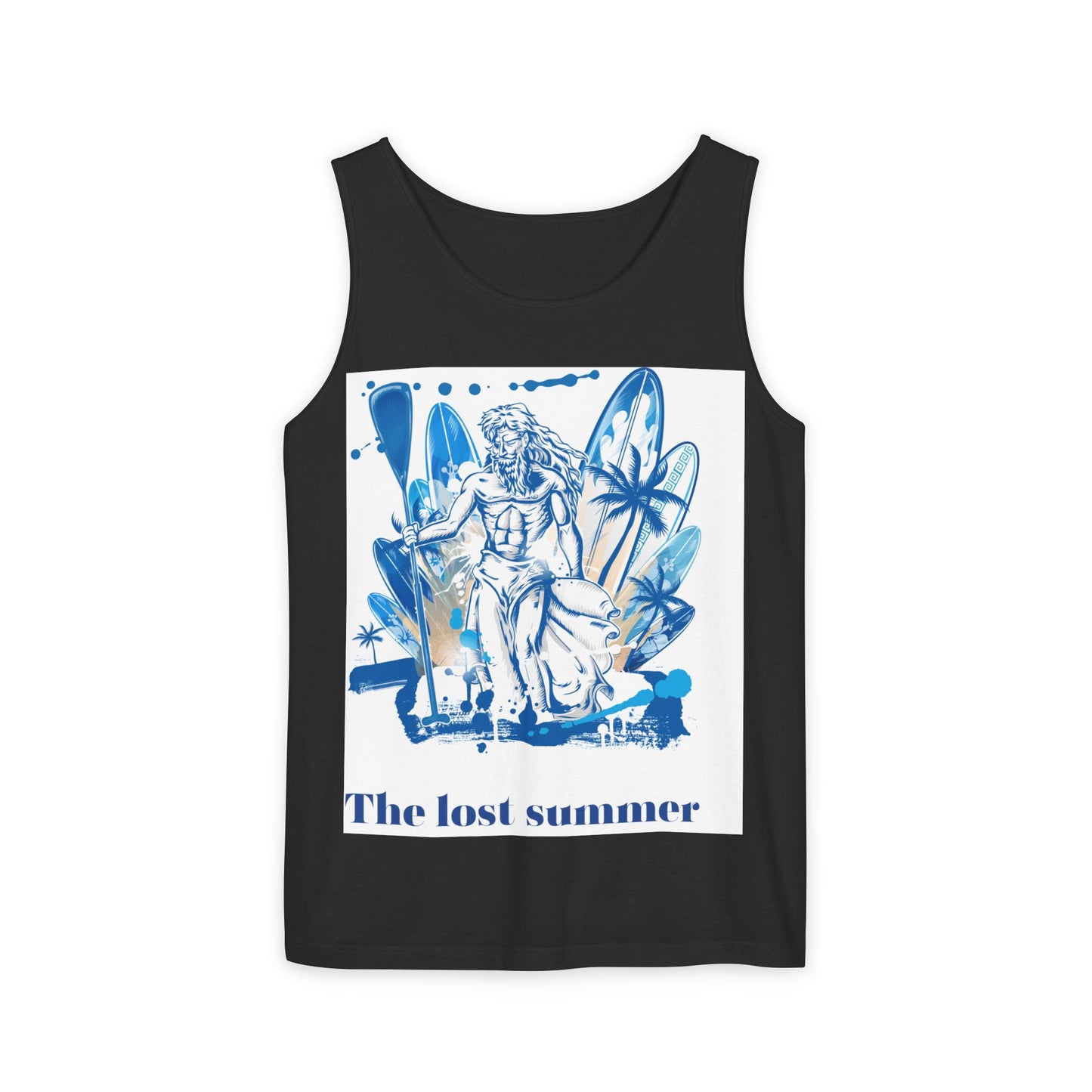 Lost Summer Unisex Tank Top, Beach Wear, Summer Vibes, Casual Top, Vacation Apparel, Gift for Friends