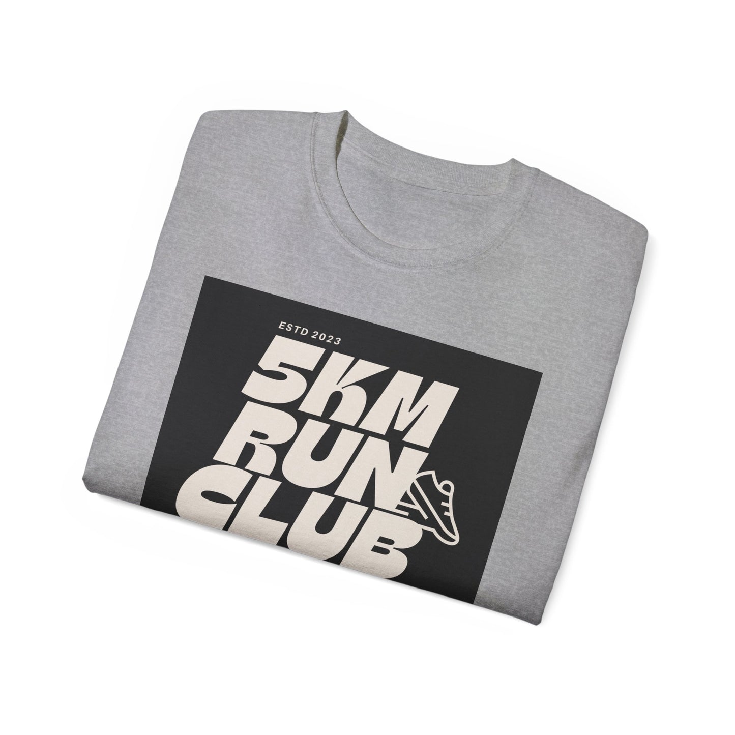 ‘5km Run Club’ Unisex Ultra Cotton Tee