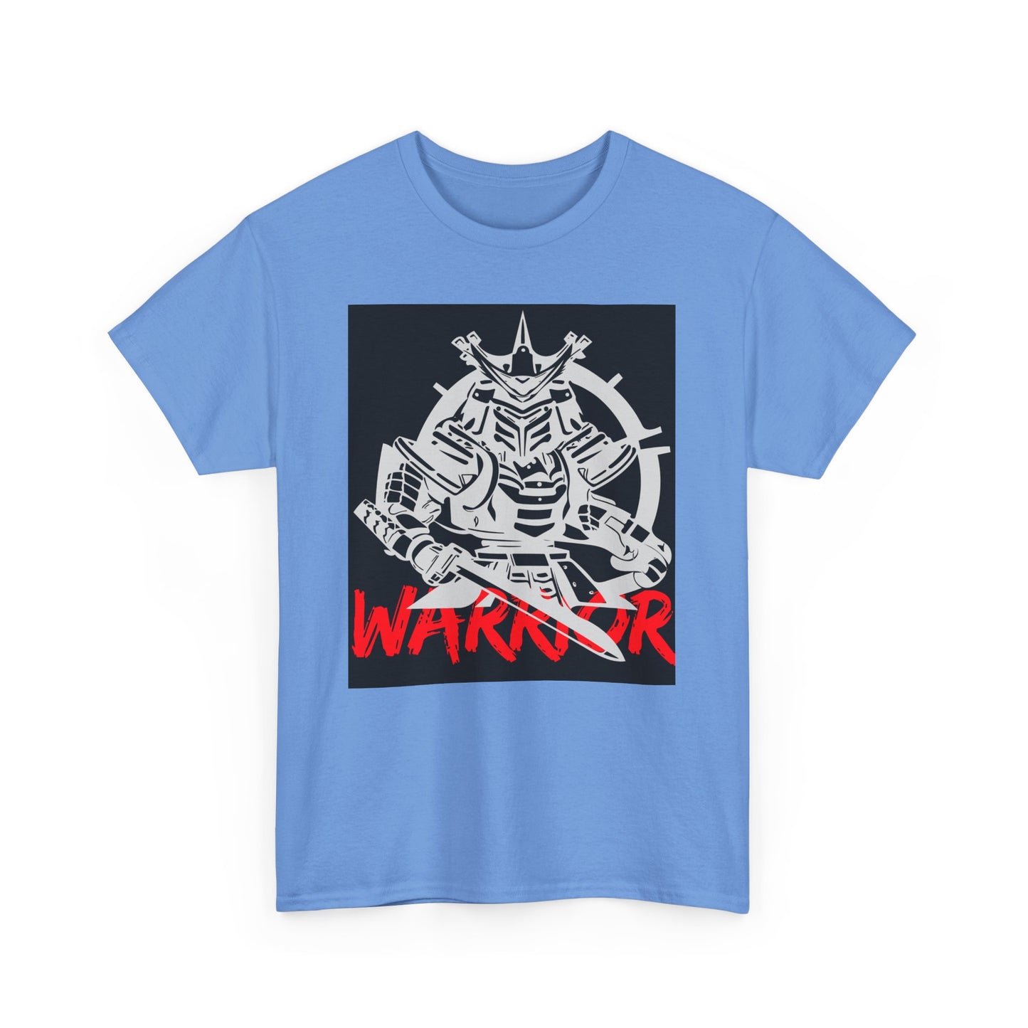Warrior Graphic Unisex Heavy Cotton Tee - Bold Style for Strength and Resilience