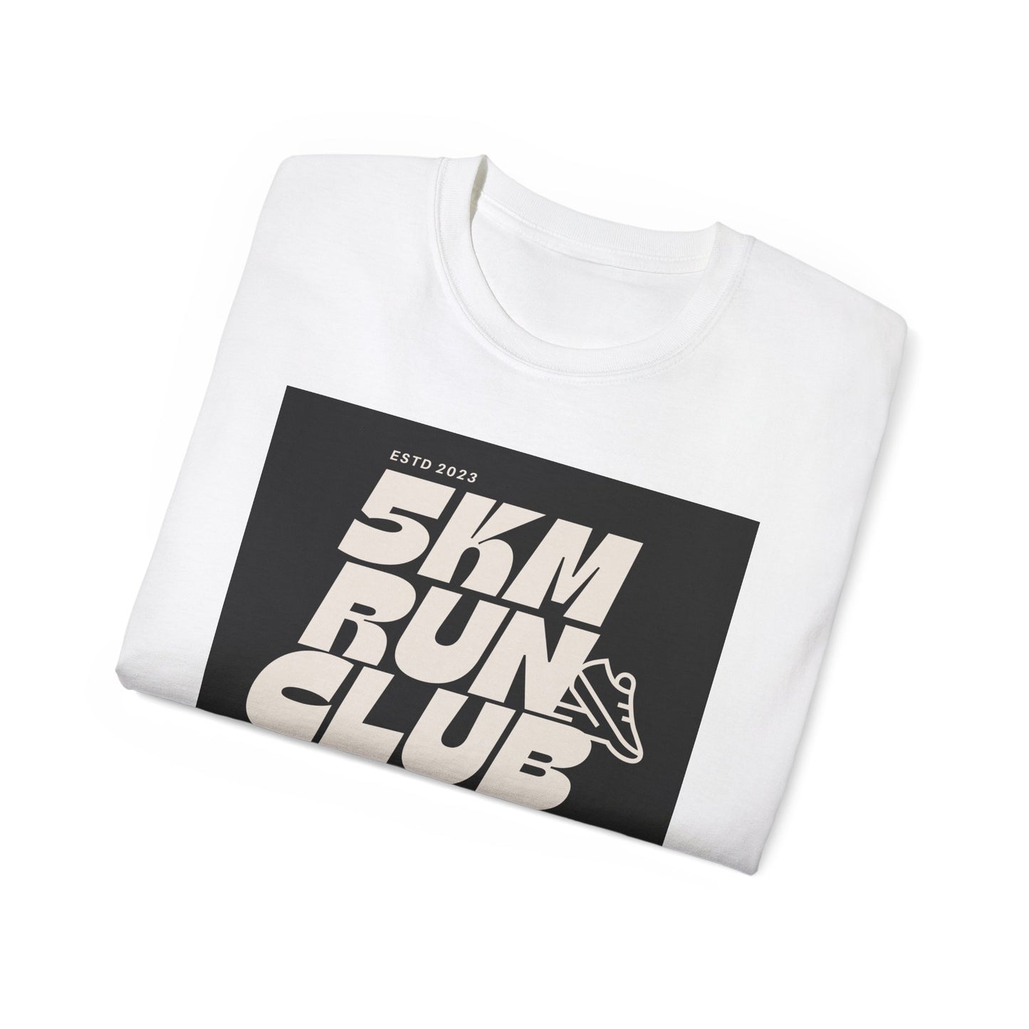 ‘5km Run Club’ Unisex Ultra Cotton Tee