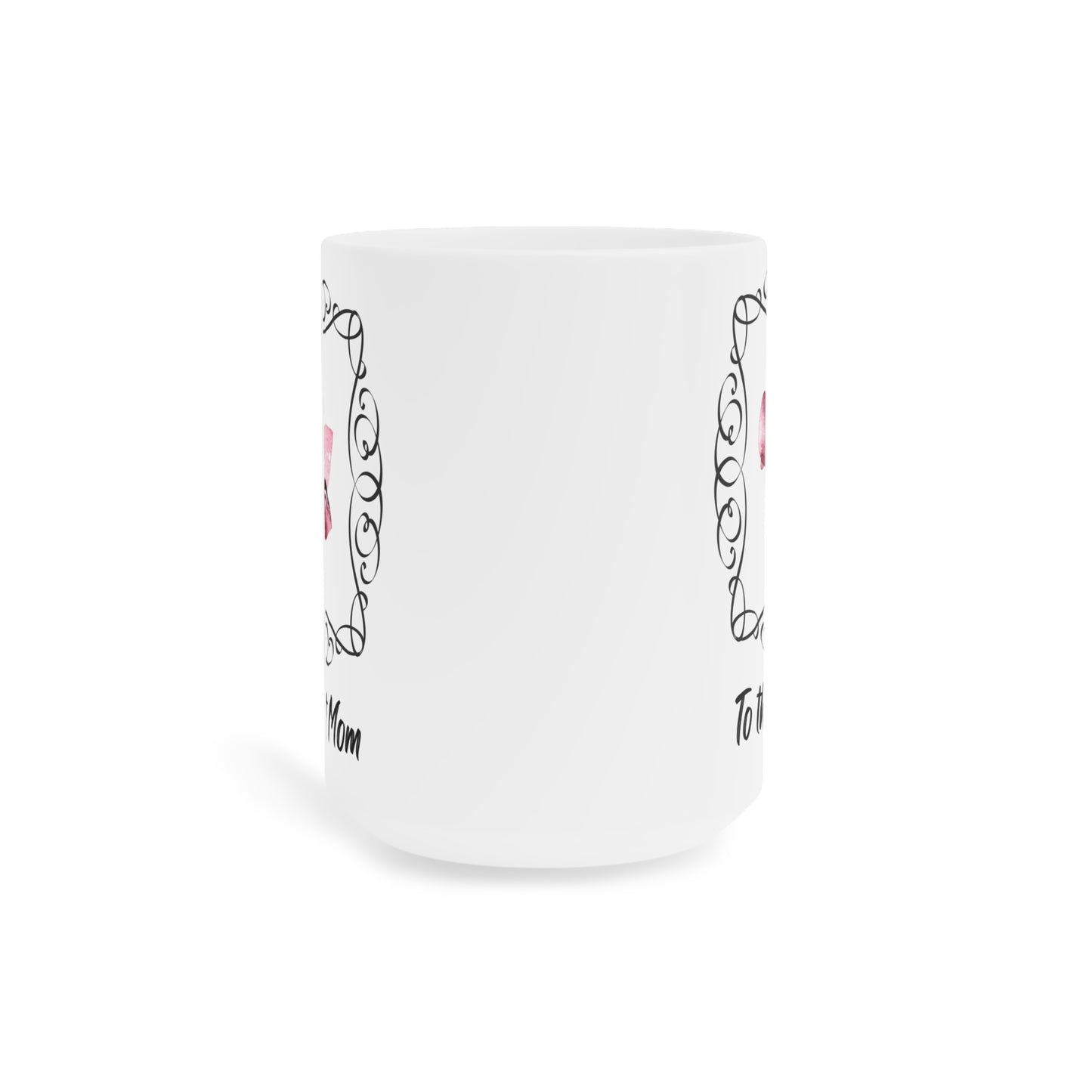 To the Best Mom Floral Ceramic Mug - Perfect Gift for Mother's Day & Celebrations