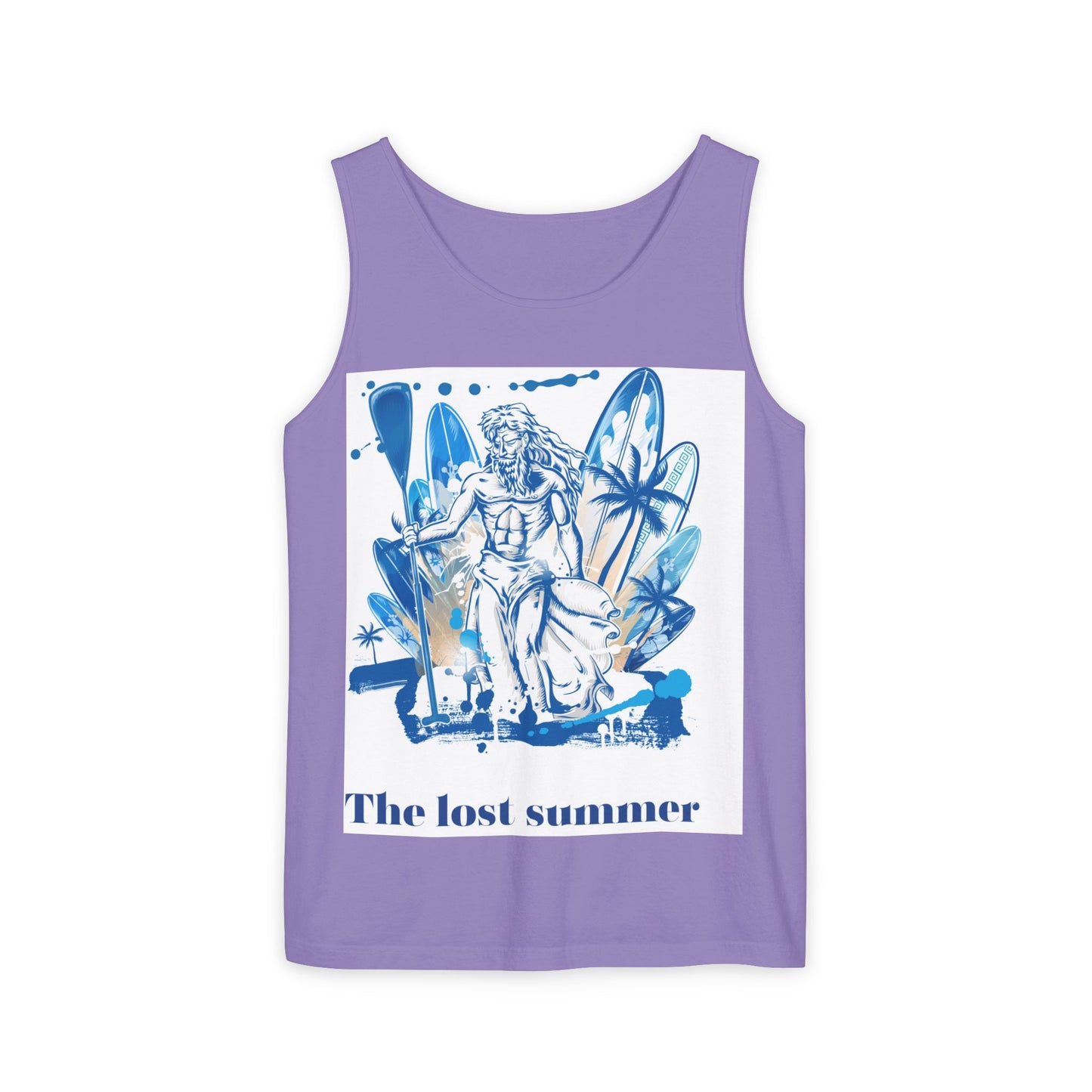 Lost Summer Unisex Tank Top, Beach Wear, Summer Vibes, Casual Top, Vacation Apparel, Gift for Friends