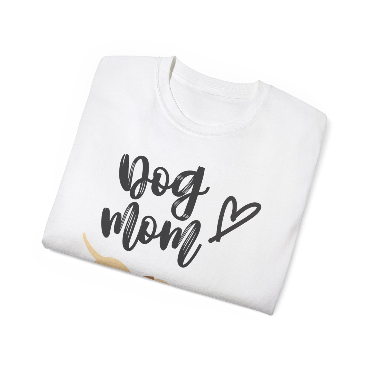 Dog Mom Unisex Ultra Cotton Tee, Pet Lover Gift, Dog Lover Shirt, Casual Summer Top, Cute Animal Tee, Birthday Gift