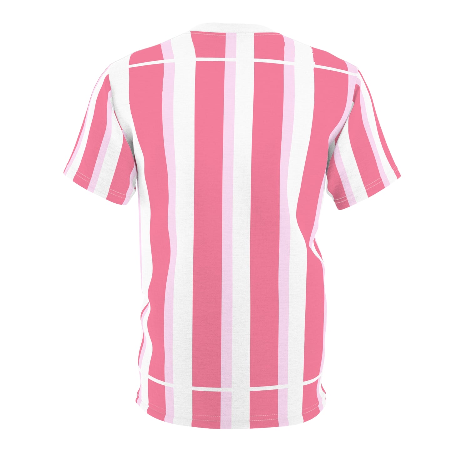 ‘Pink Stripes’ Unisex Cut & Sew Tee (AOP)