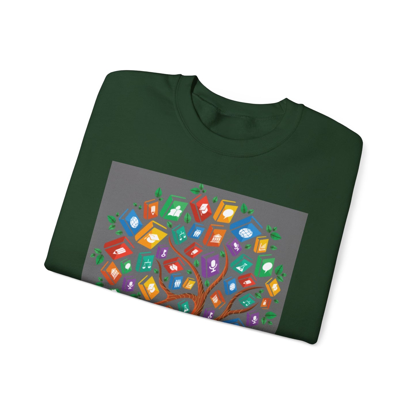 Gearhead Tree Graphic Unisex Crewneck Sweatshirt - Cozy & Stylish