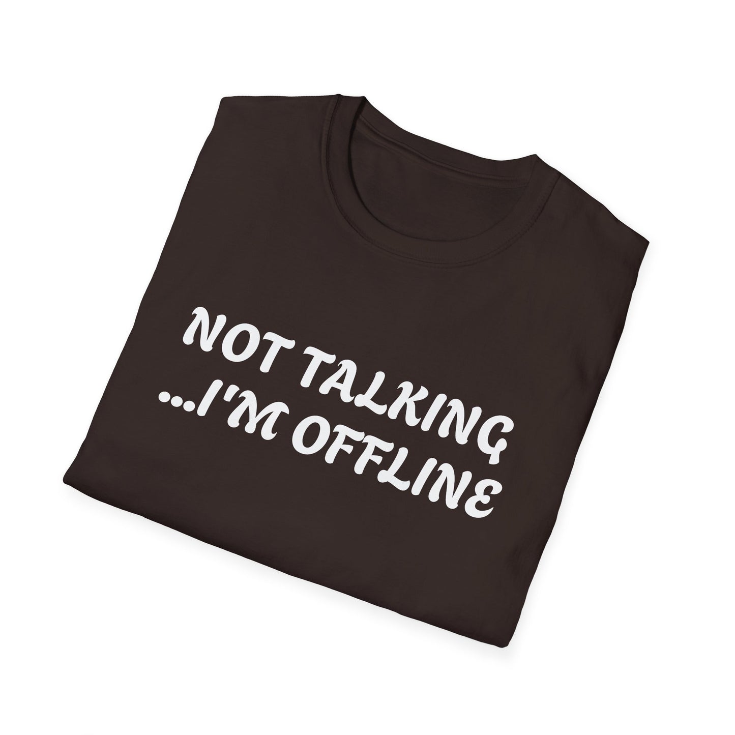 ‘I’M Offline’ Unisex Softstyle Tee