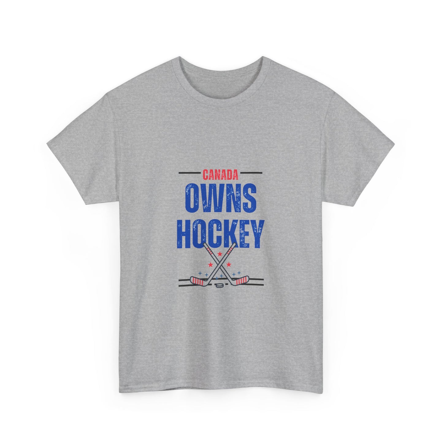 Canada Owns Hockey Unisex Heavy Cotton Tee