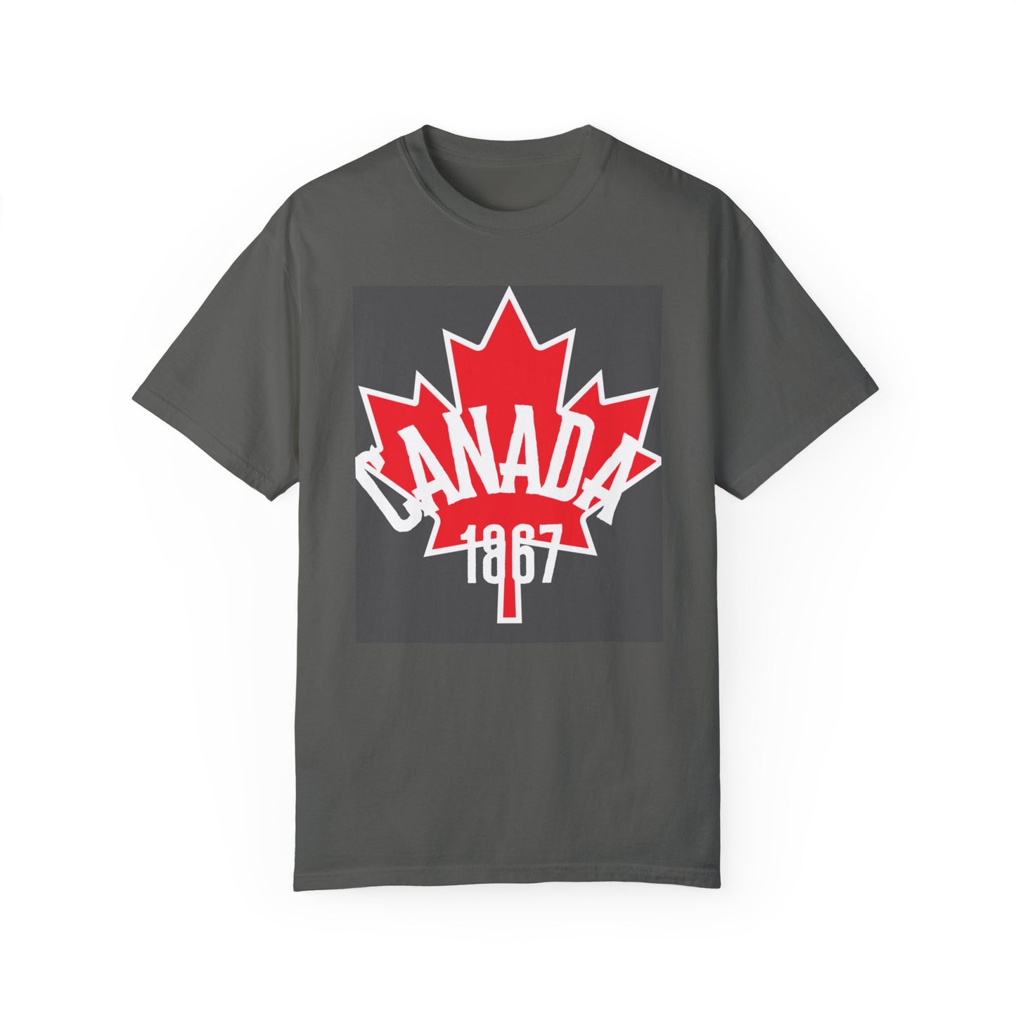 Canada 1867 Unisex Garment-Dyed T-Shirt - Perfect for Canada Day & Casual Wear