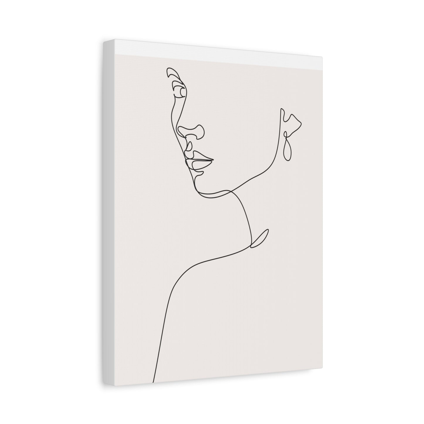 ‘Line Art’ Matte Canvas, Stretched, 1.25"
