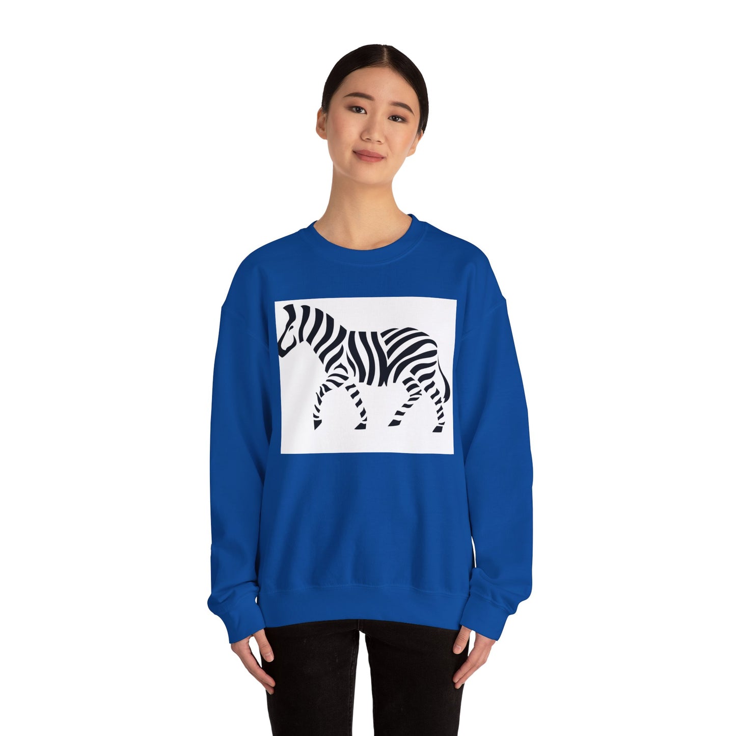 ‘Zebra’ Unisex Heavy Blend™ Crewneck Sweatshirt