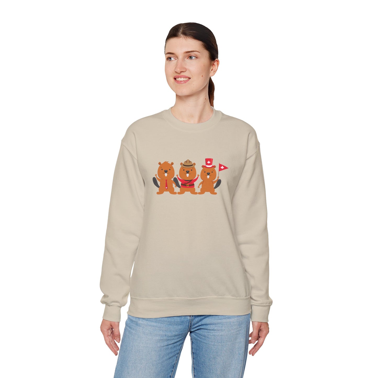 Cute Bear Crewneck Sweatshirt | Unisex Heavy Blend | Perfect for Casual Outings and Gifts