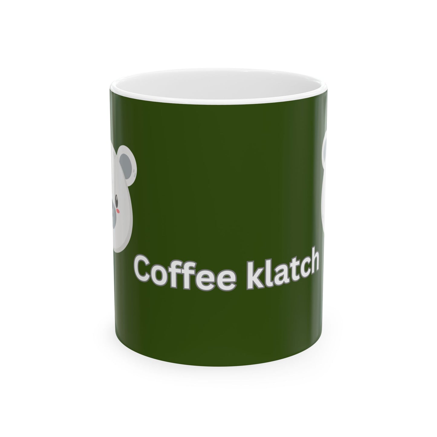 ‘Coffee Klatch’ Ceramic Mug, (11oz, 15oz)