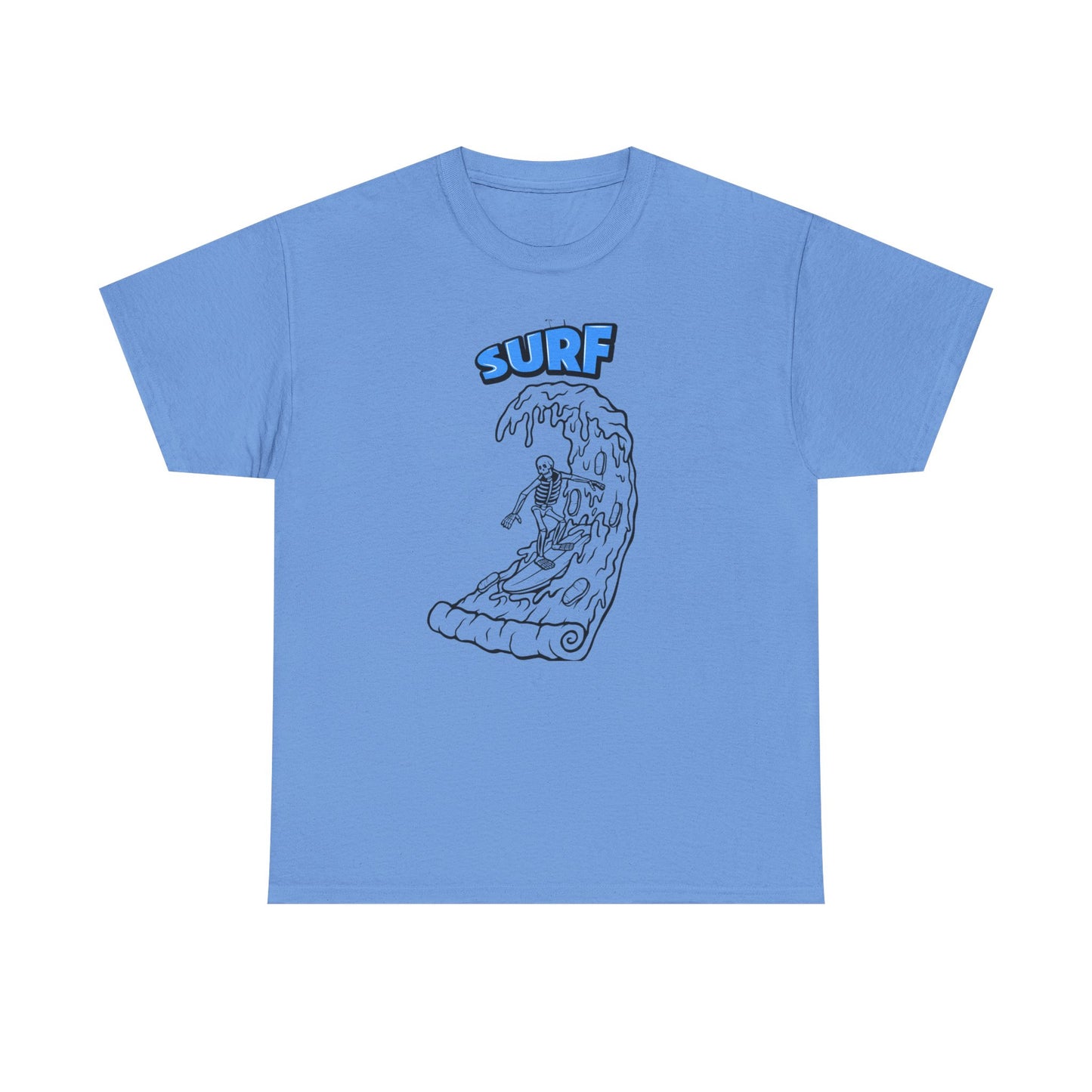 Surf Vibes Unisex Heavy Cotton Tee - Perfect for Beach Lovers, Summer Festivals, Casual Outings, Gift for Surfers, Fun and Relaxed Lifestyle