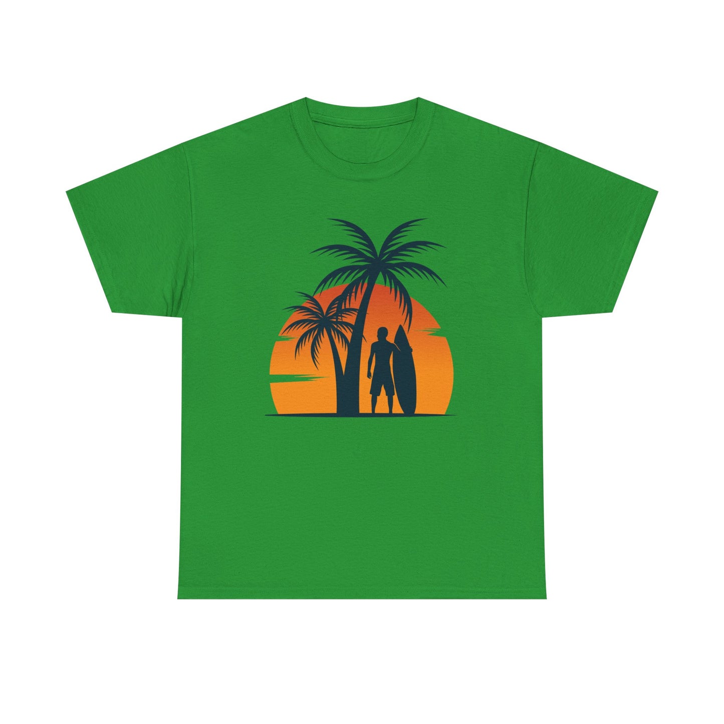 Tropical Sunset Tee, Relaxed Beach Vibes, Perfect for Summer Days, Gift for Beach Lovers, Vacation Essentials, Casual Wear
