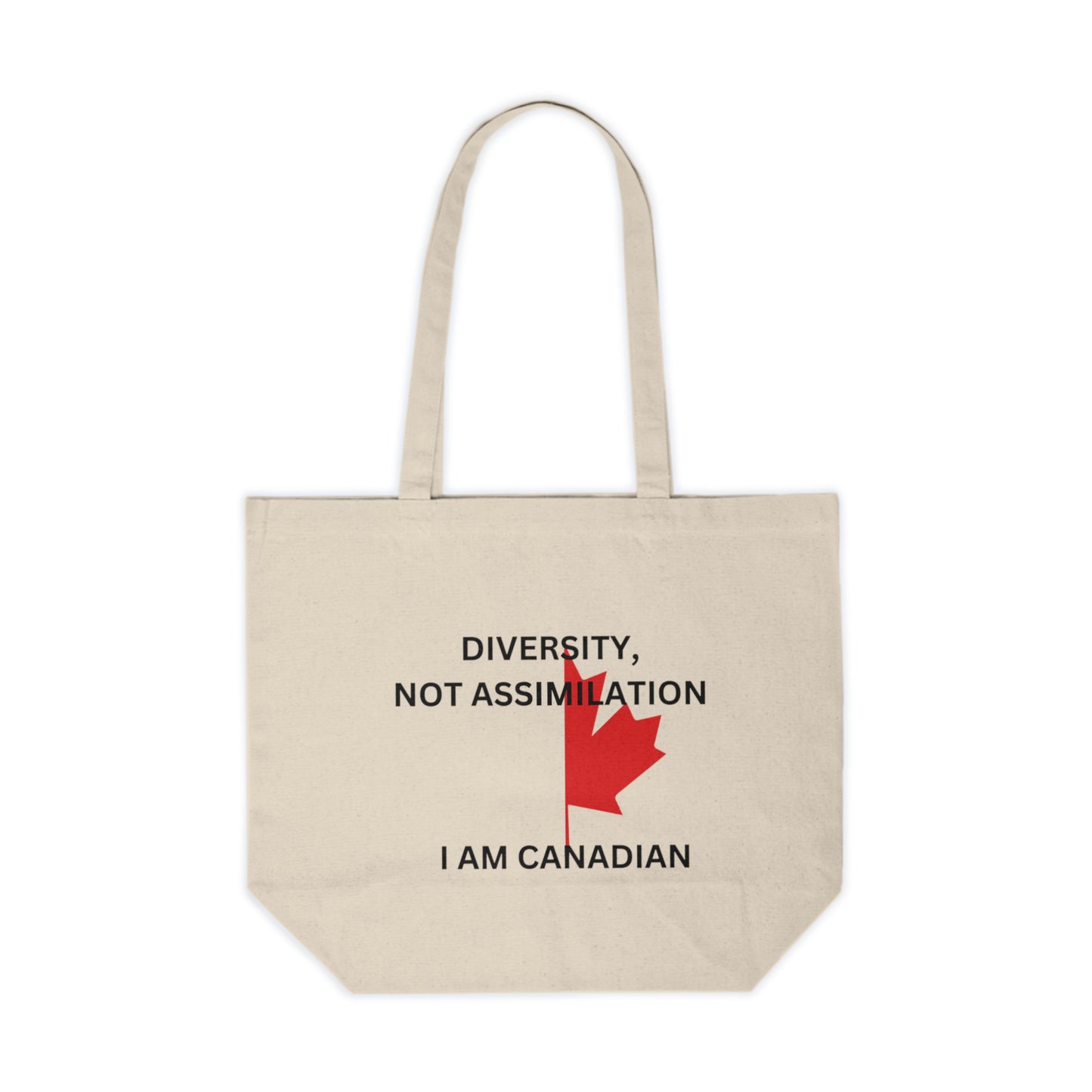 Diversity & Pride Canvas Shopping Tote - I Am Canadian