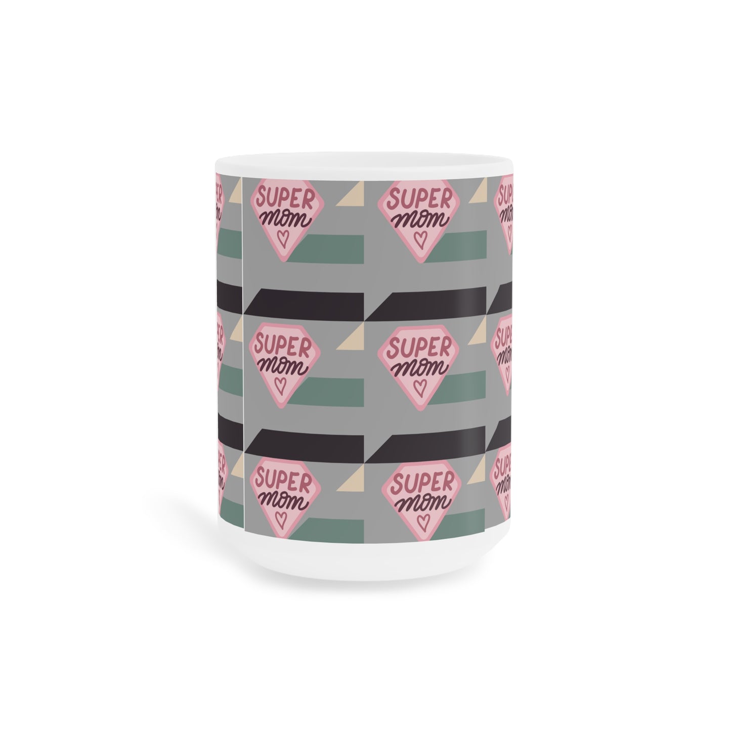 Super Mom Ceramic Mug - Heartfelt Gift for Mother's Day & Everyday Celebrations