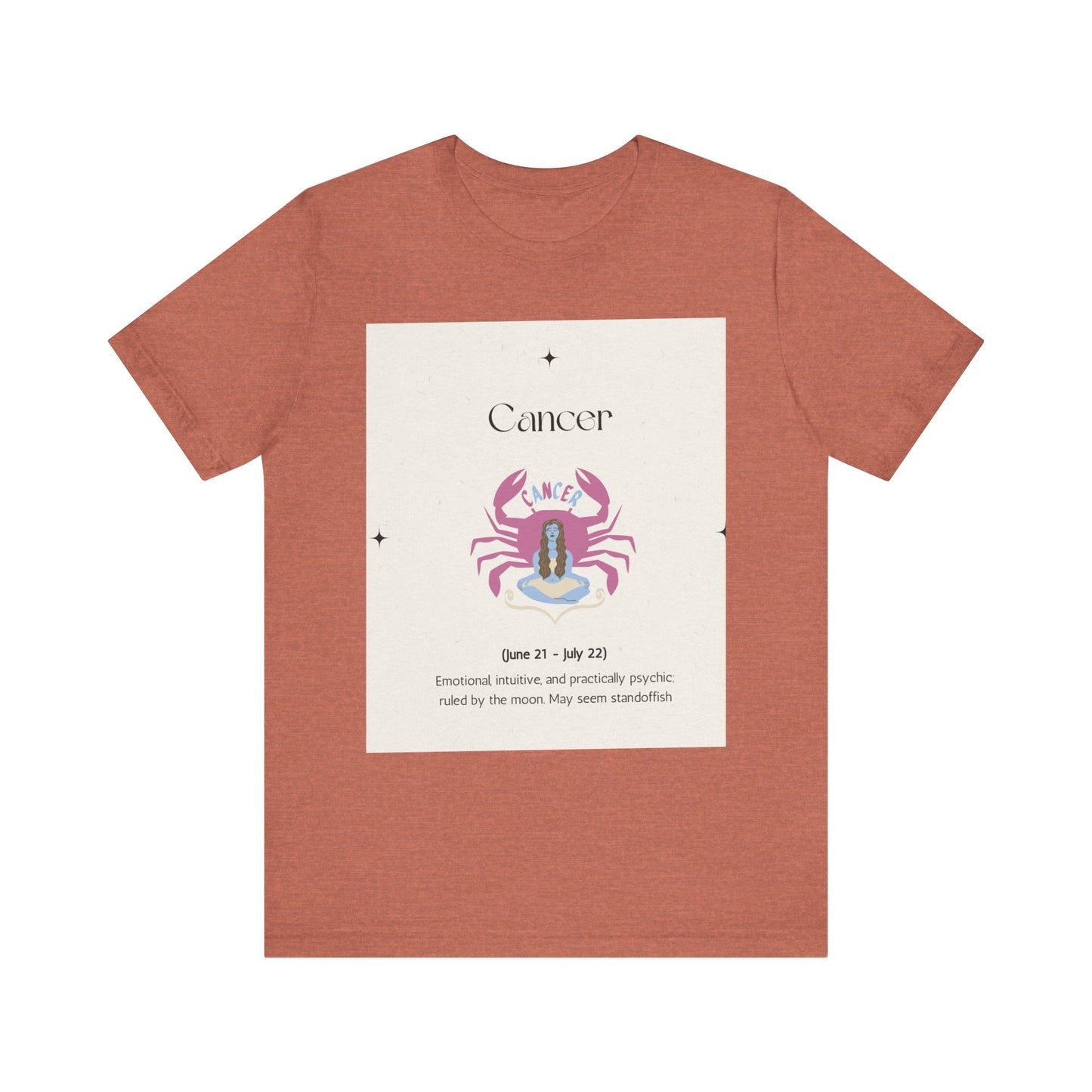‘Zodiac sign’ Unisex Jersey Short Sleeve Tee