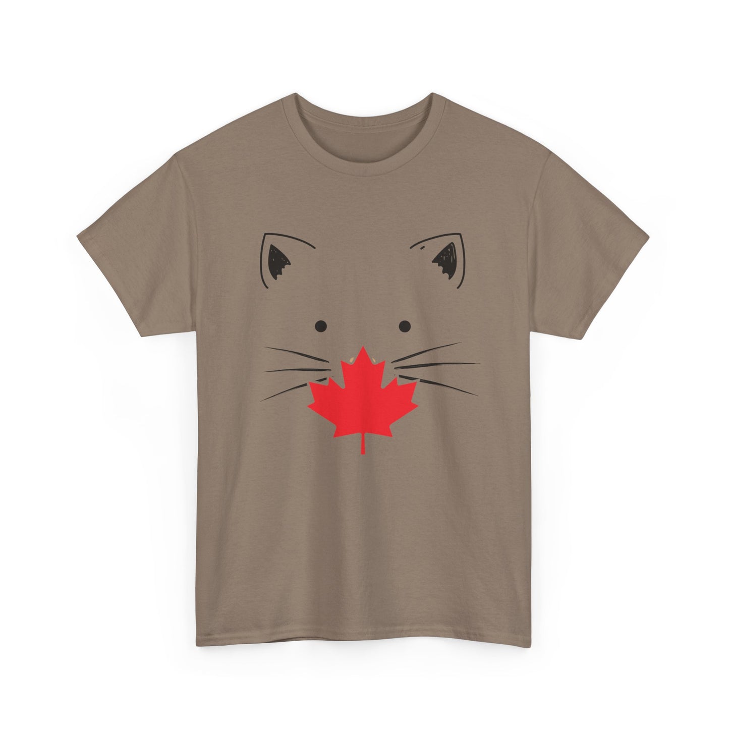 Cute Canadian Cat Unisex Heavy Cotton Tee