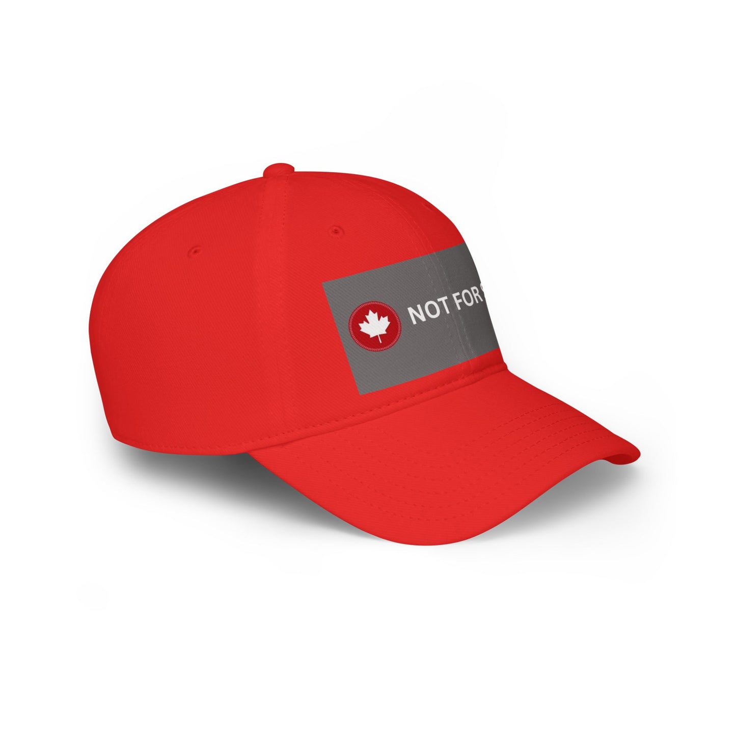 Bold Red Not For Sale Baseball Cap - Casual Streetwear Accessory