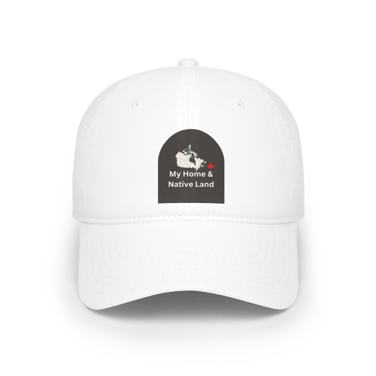 My Home & Native Land Low Profile Baseball Cap - Red Adjustable Hat